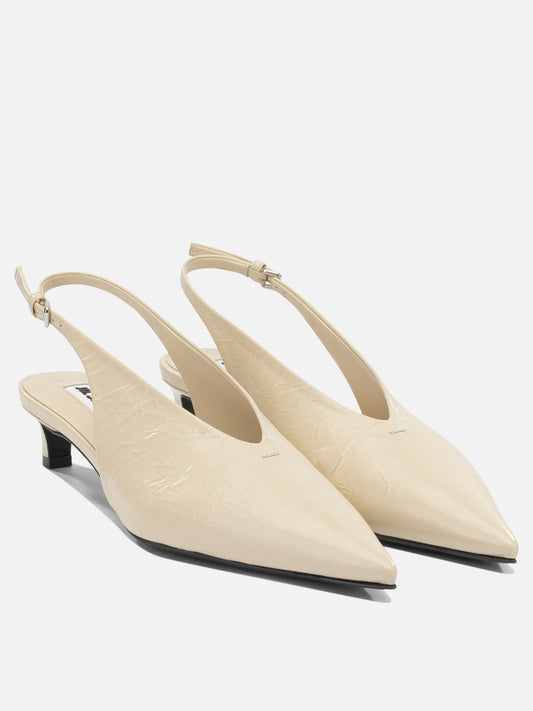 Slingbacks 100% calf leather - 100% calf leather  Beige - Jil Sander Women | PDP | VIETTI Online Store | 2
