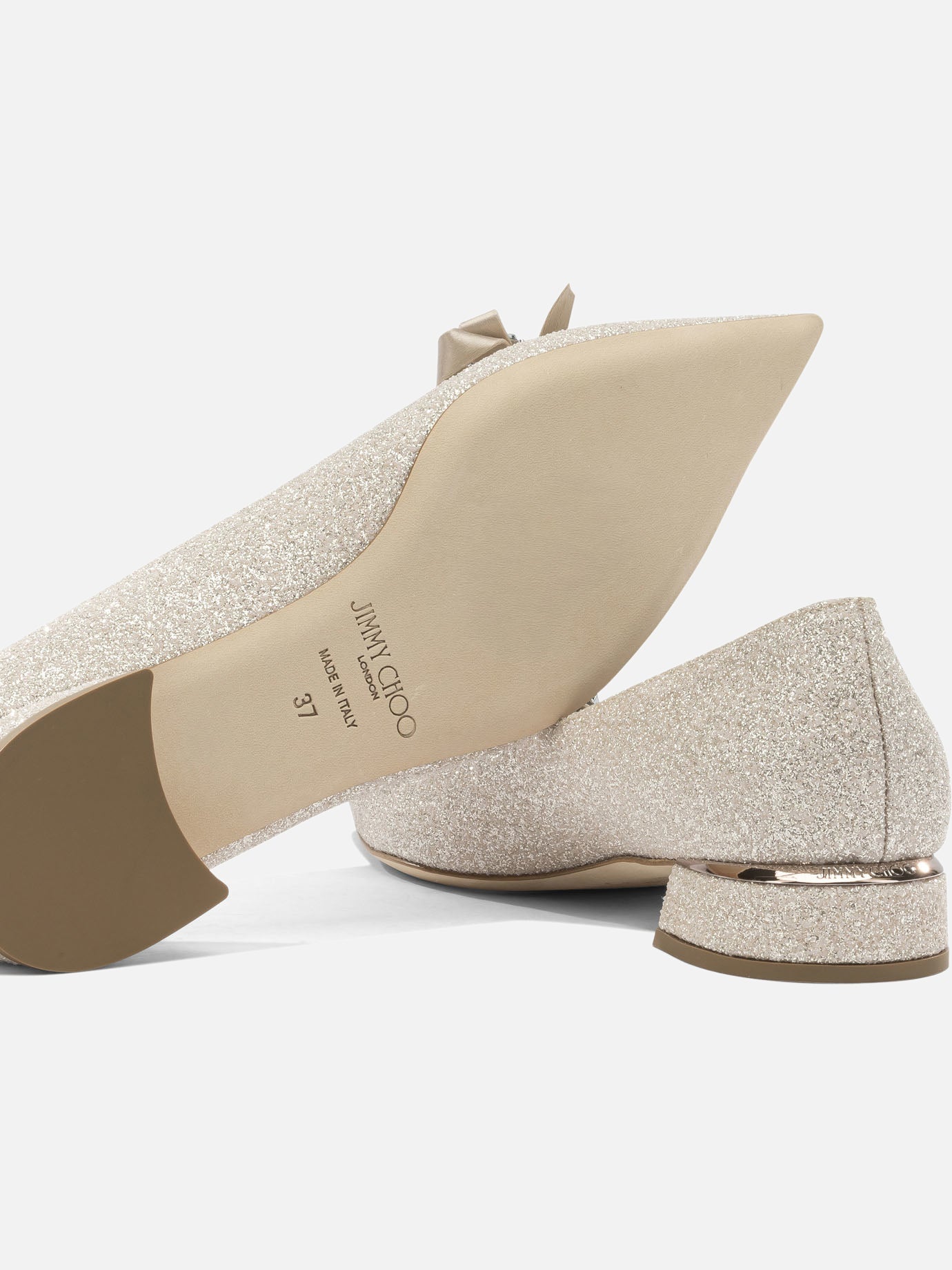 Pumps 75% textile 5% leather 5% crystal 5% salpa 5% plastic 5% metal - 80% calf 20% rubber  Gold - Jimmy Choo Women | PDP | VIETTI Online Store | Zoom-Modal_5

