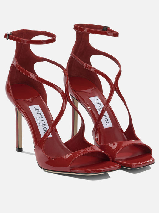 Heeled sandals 85% leather 5% salpa 5% plastic 5% metal - 100% calf  Red - Jimmy Choo Women | PDP | VIETTI Online Store | 2
