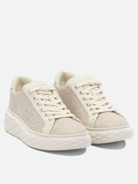 Low top sneakers 70% leather 24% textile 5% metal 1% rubber - 100% rubber  Gold - Jimmy Choo Women | PLP | VIETTI Online Store | 2
