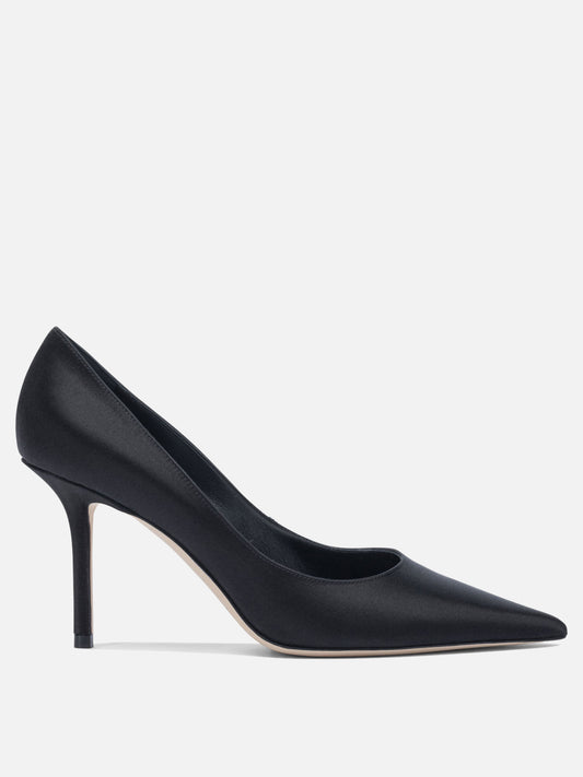Pumps 77% textile 10% leather 5% salpa 5% plastic 3% metal - 100% calf  Black - Jimmy Choo Women | PLP | VIETTI Online Store 
