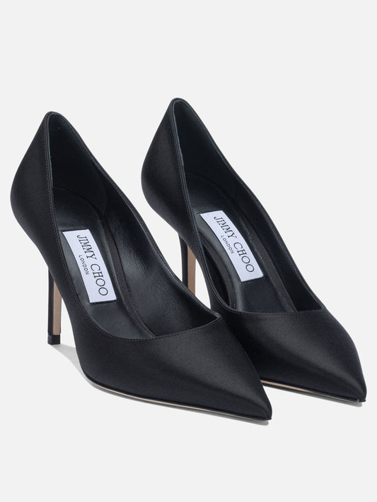 Pumps 77% textile 10% leather 5% salpa 5% plastic 3% metal - 100% calf  Black - Jimmy Choo Women | PLP | VIETTI Online Store | 2
