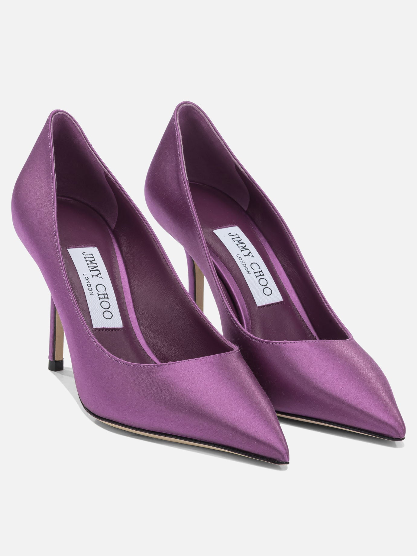 Pumps 77% textile 10% leather 5% salpa 5% plastic 3% metal - 100% calf  Purple - Jimmy Choo Women | PDP | VIETTI Online Store | thumbnail_2