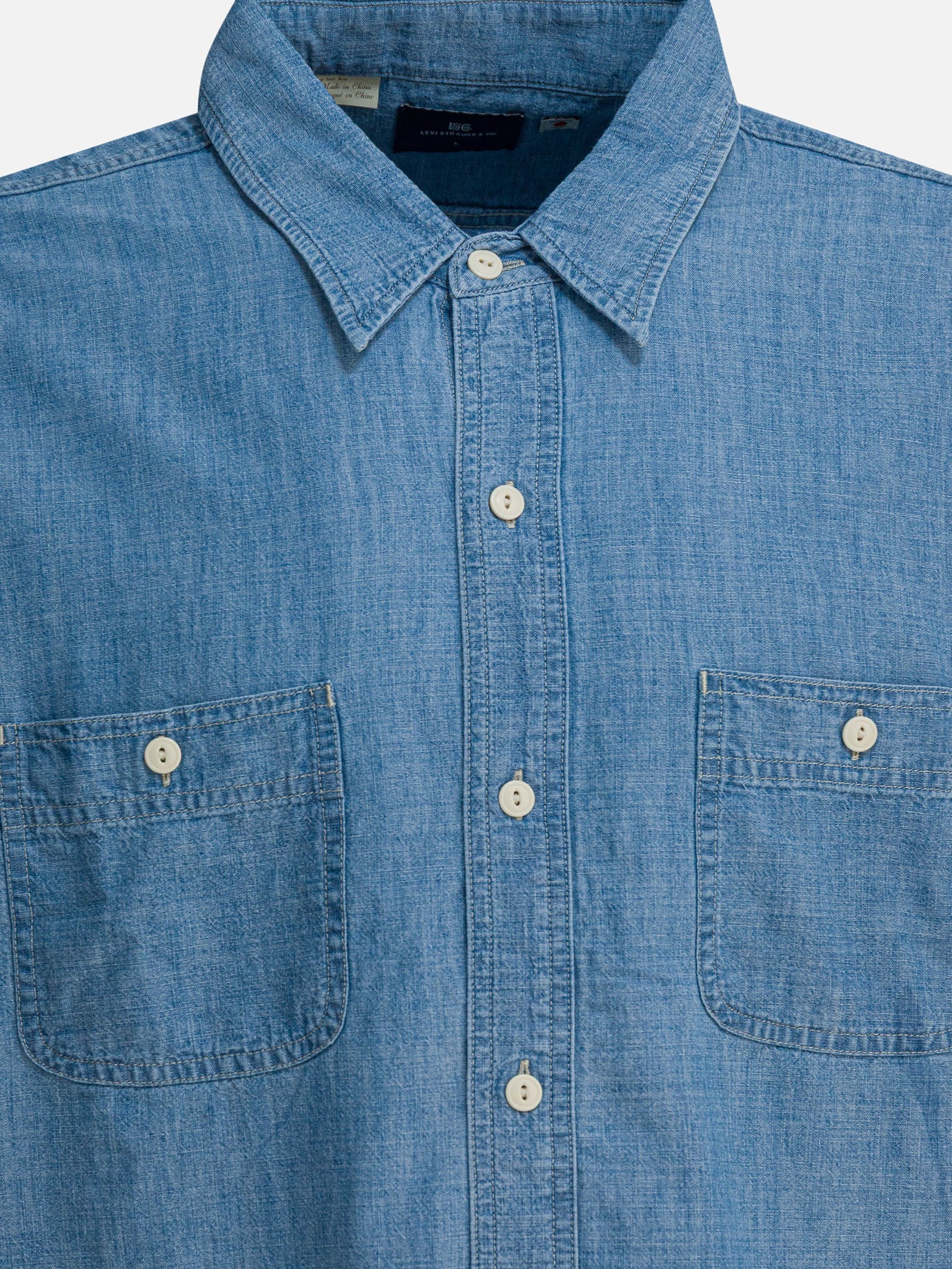 Casual shirts Solid colour  Light blue - Levi's Men | PDP | VIETTI Online Store | Zoom-Modal_3
