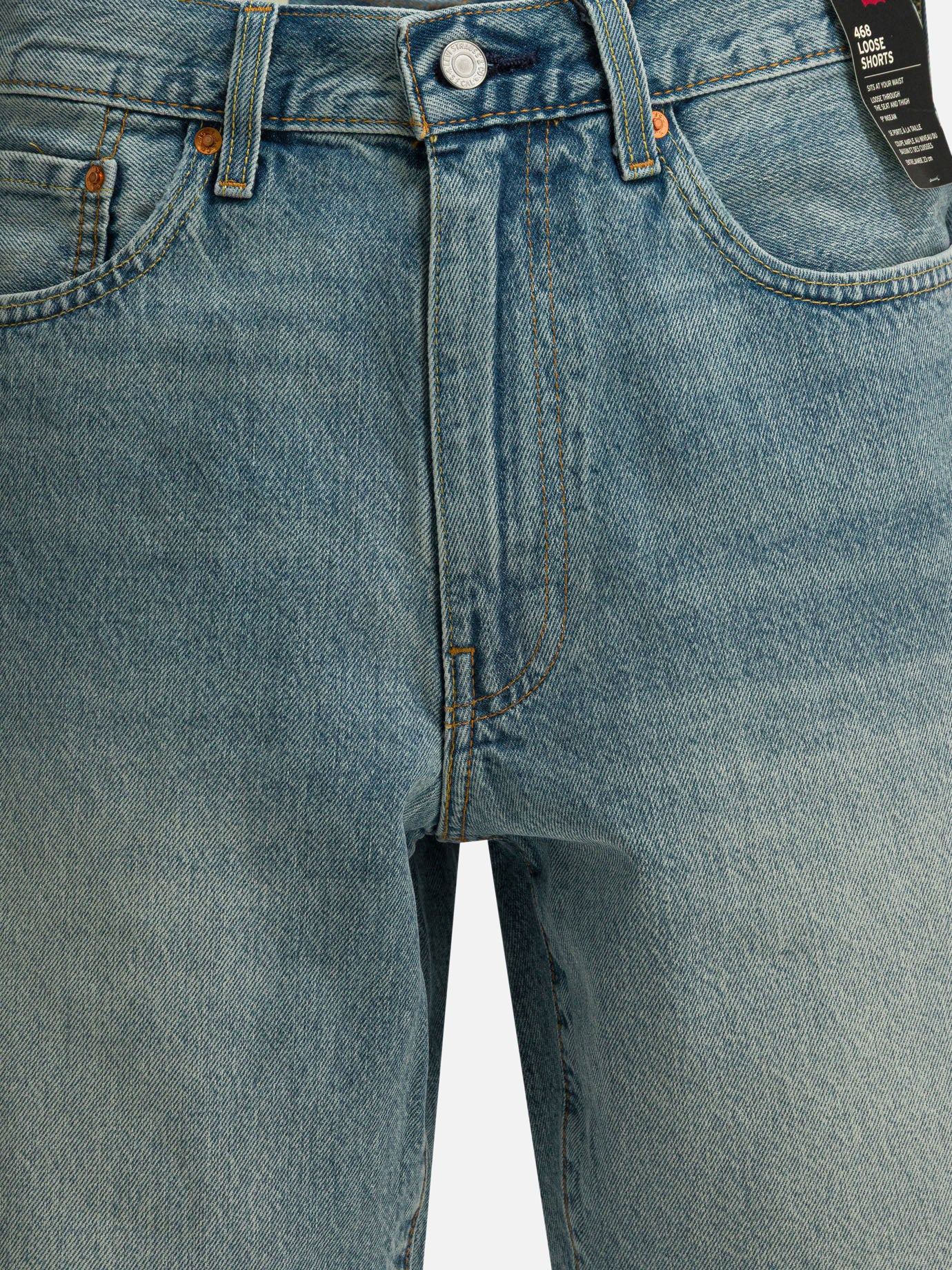 Five pockets shorts 100% cotton  Light blue - Levi's Men | PDP | VIETTI Online Store | thumbnail_3
