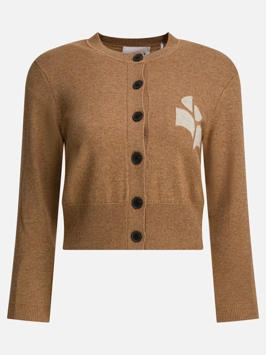 Cardigans Logo  Brown - Marant Étoile Women | PLP | VIETTI Online Store 
