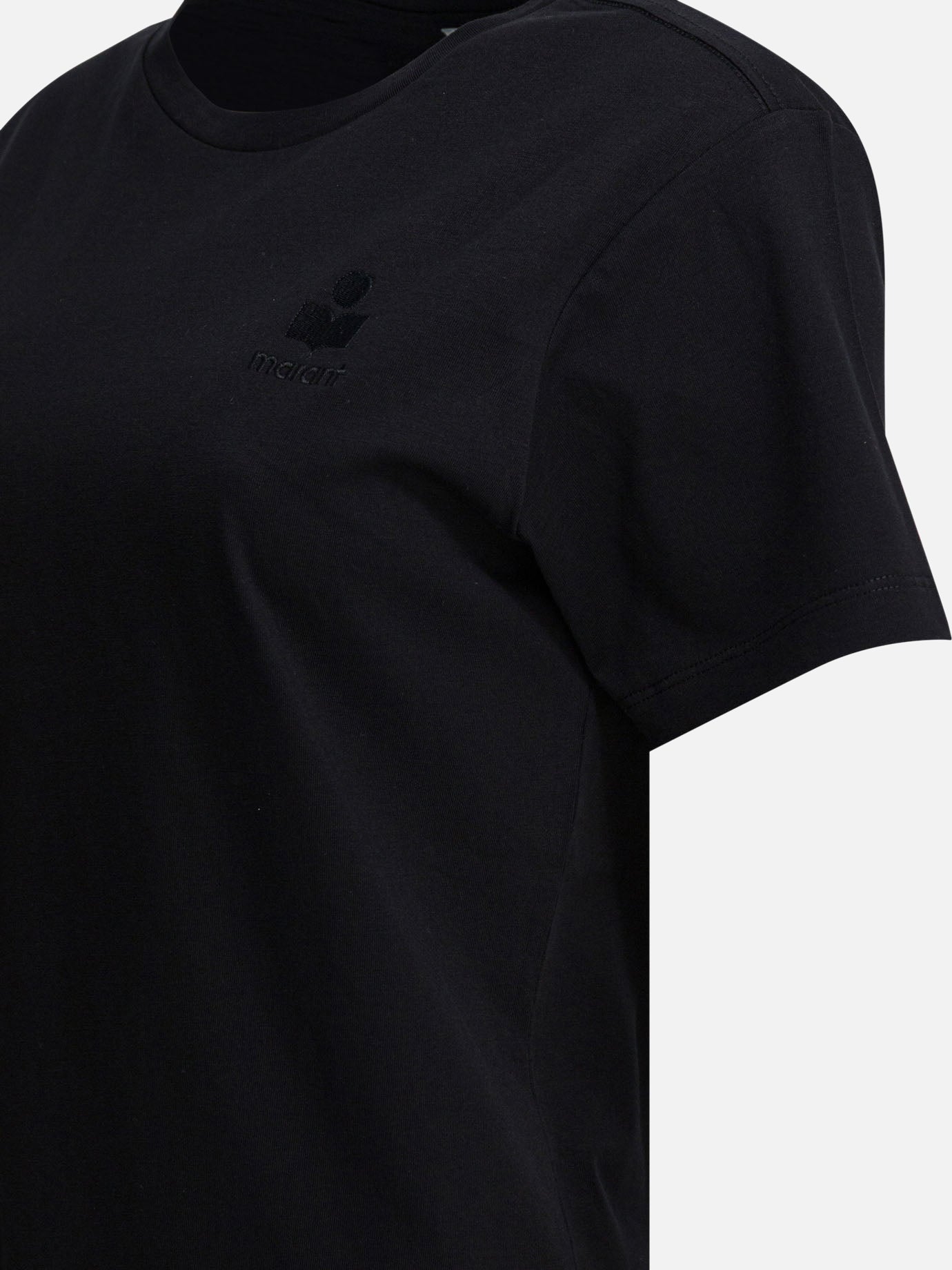 Crewneck t-shirts Solid colour  Black - Marant Étoile Women | PDP | VIETTI Online Store | Zoom-Modal_4
