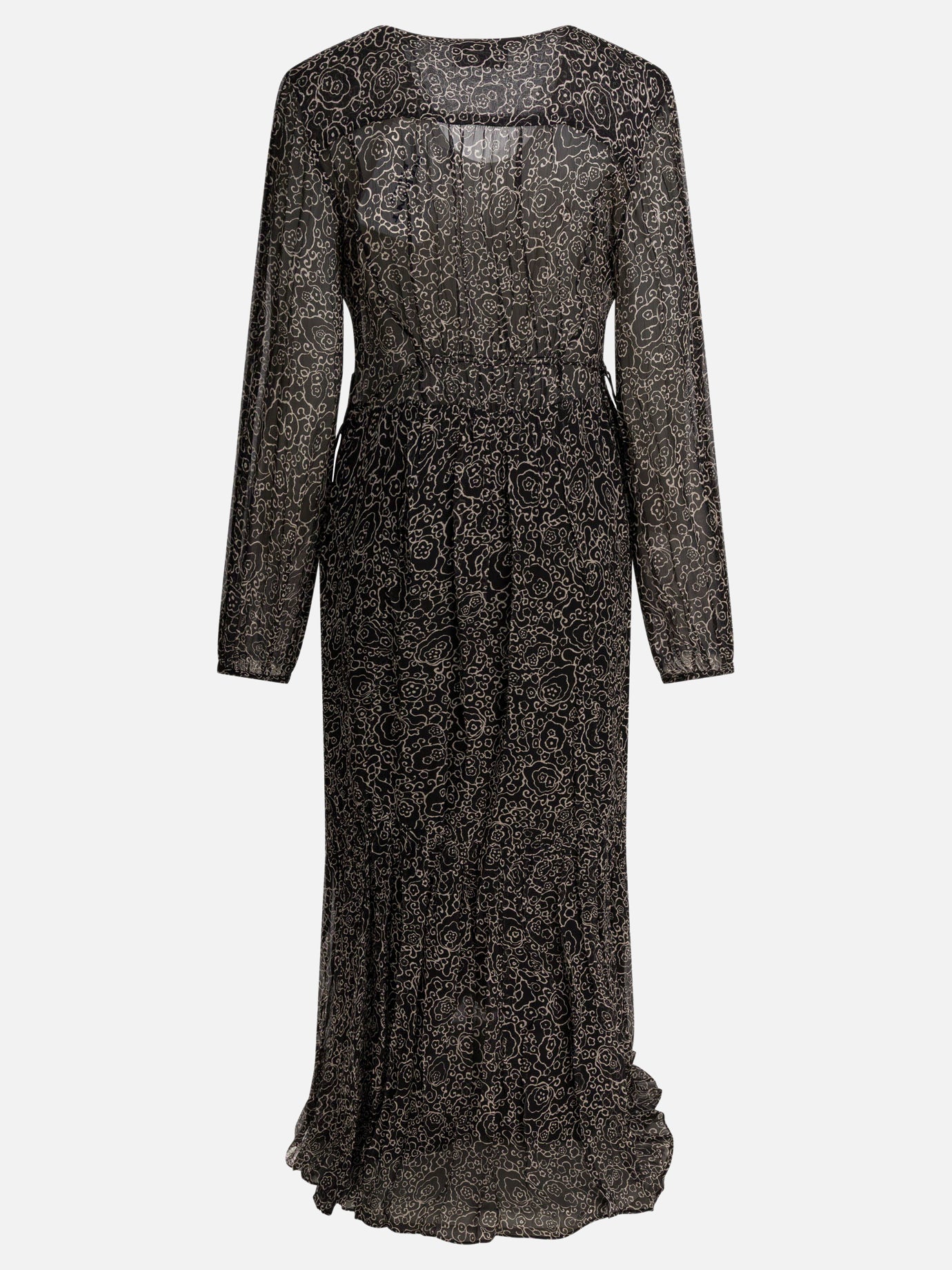 Midi dresses Floral  Black - Marant Étoile Women | PDP | VIETTI Online Store | thumbnail_2