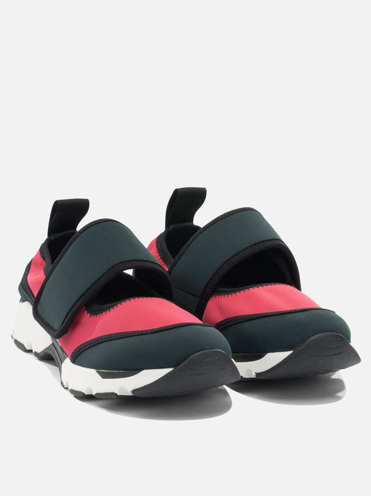 Low top sneakers 80% polyamide 20% elastane - 100% rubber  Blue - Marni Women | PDP | VIETTI Online Store | 2
