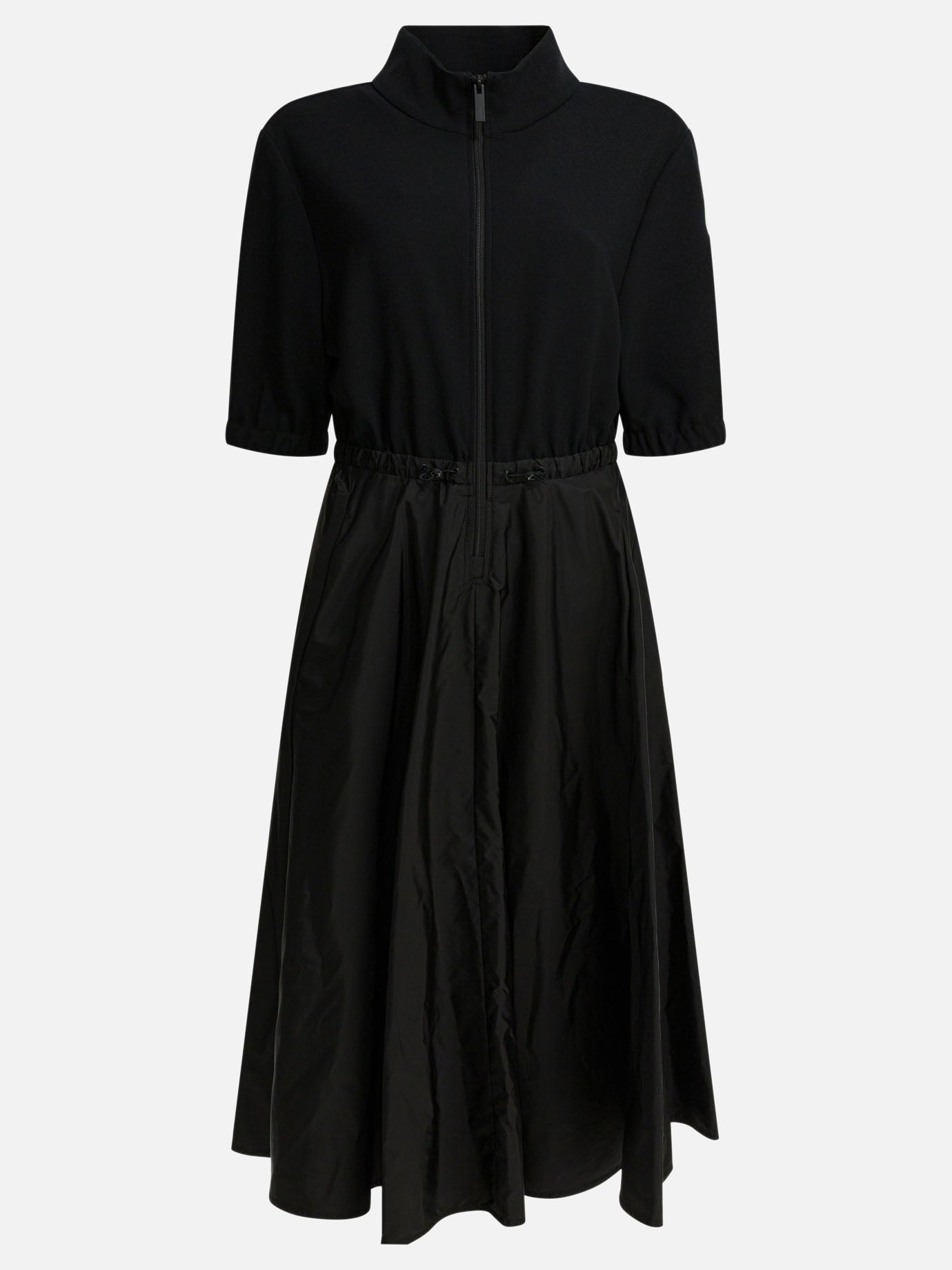 Long dresses Solid colour  Black - Moncler Women | PDP | VIETTI Online Store | thumbnail