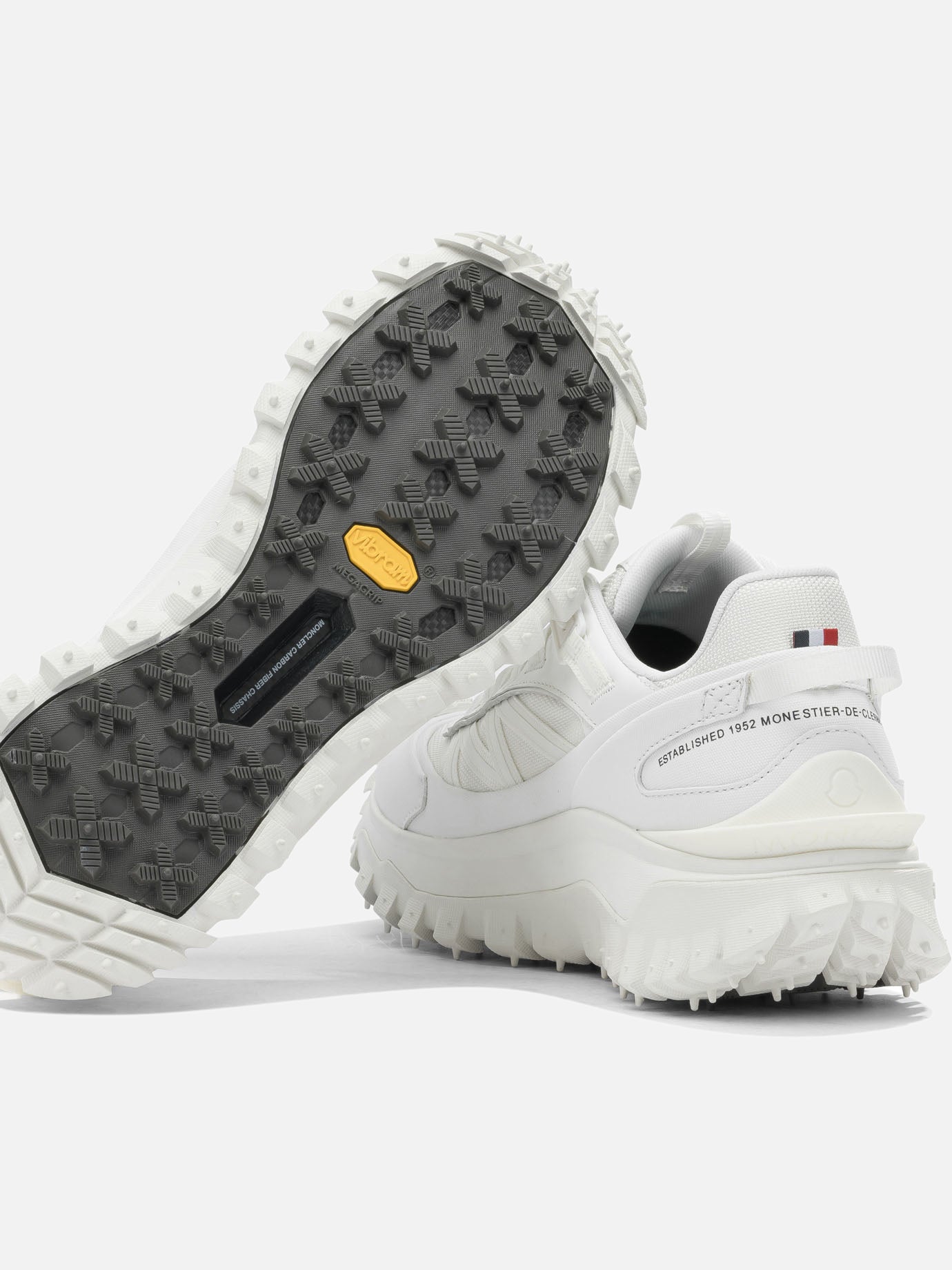 Low top sneakers 100% polyamide - 100% rubber  White - Moncler Men | PDP | VIETTI Online Store | thumbnail_5