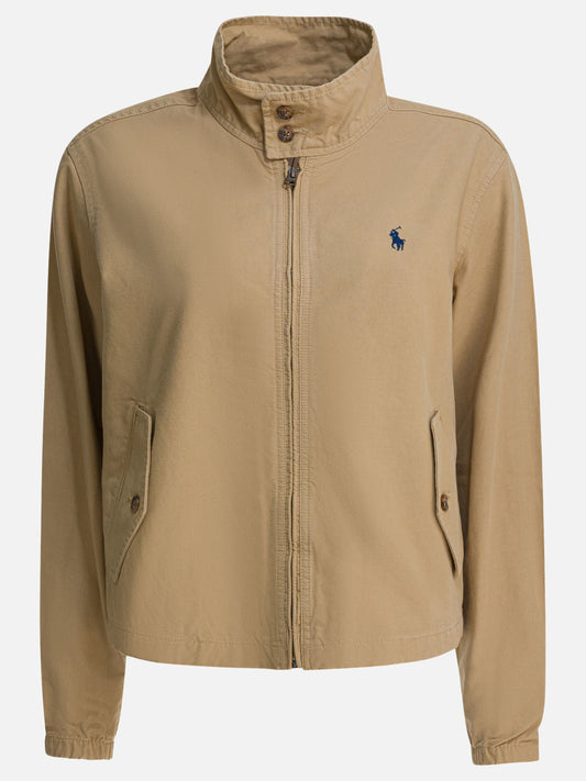Giacche a vento Logo  Beige - Polo Ralph Lauren Donna | PLP | VIETTI Online Store 
