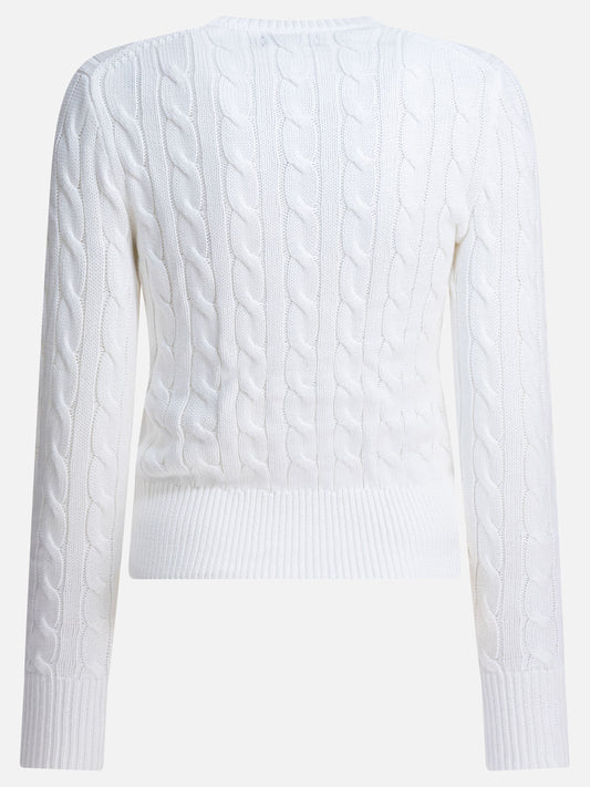 Cardigan Logo  Bianco - Polo Ralph Lauren Donna | PLP | VIETTI Online Store | 2
