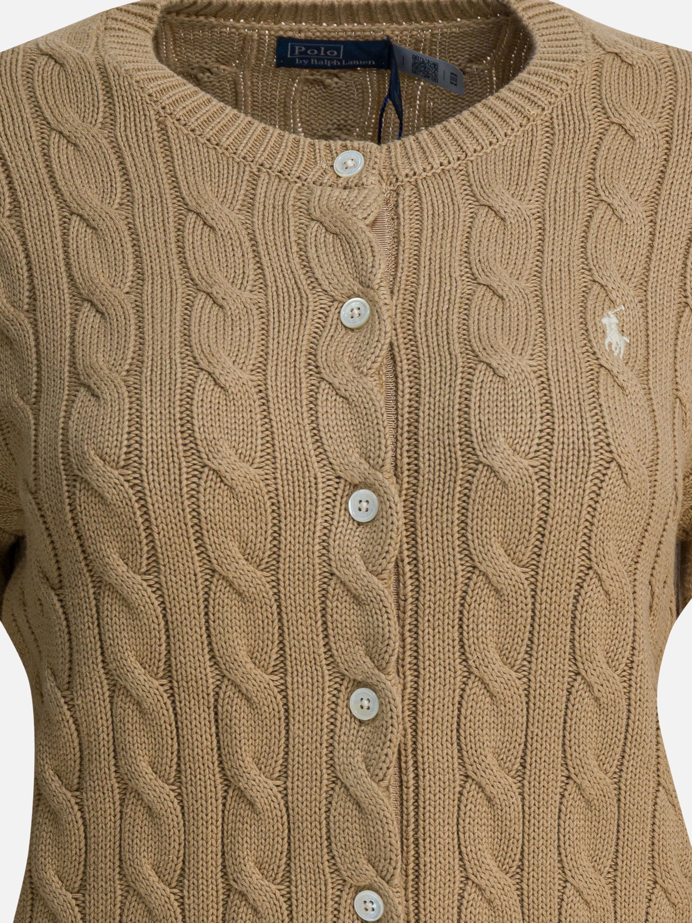 Cardigan Logo  Beige - Polo Ralph Lauren Donna | PDP | VIETTI Online Store | thumbnail_3