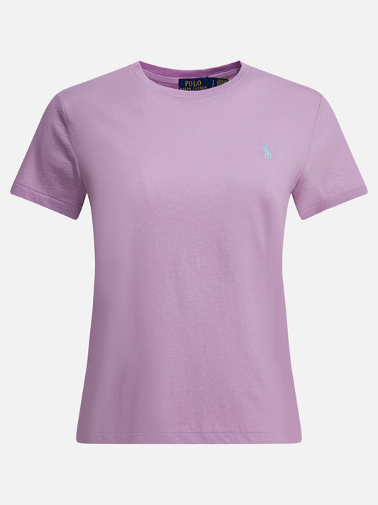 Crewneck t-shirts Logo  Purple - Polo Ralph Lauren Women | PDP | VIETTI Online Store 
