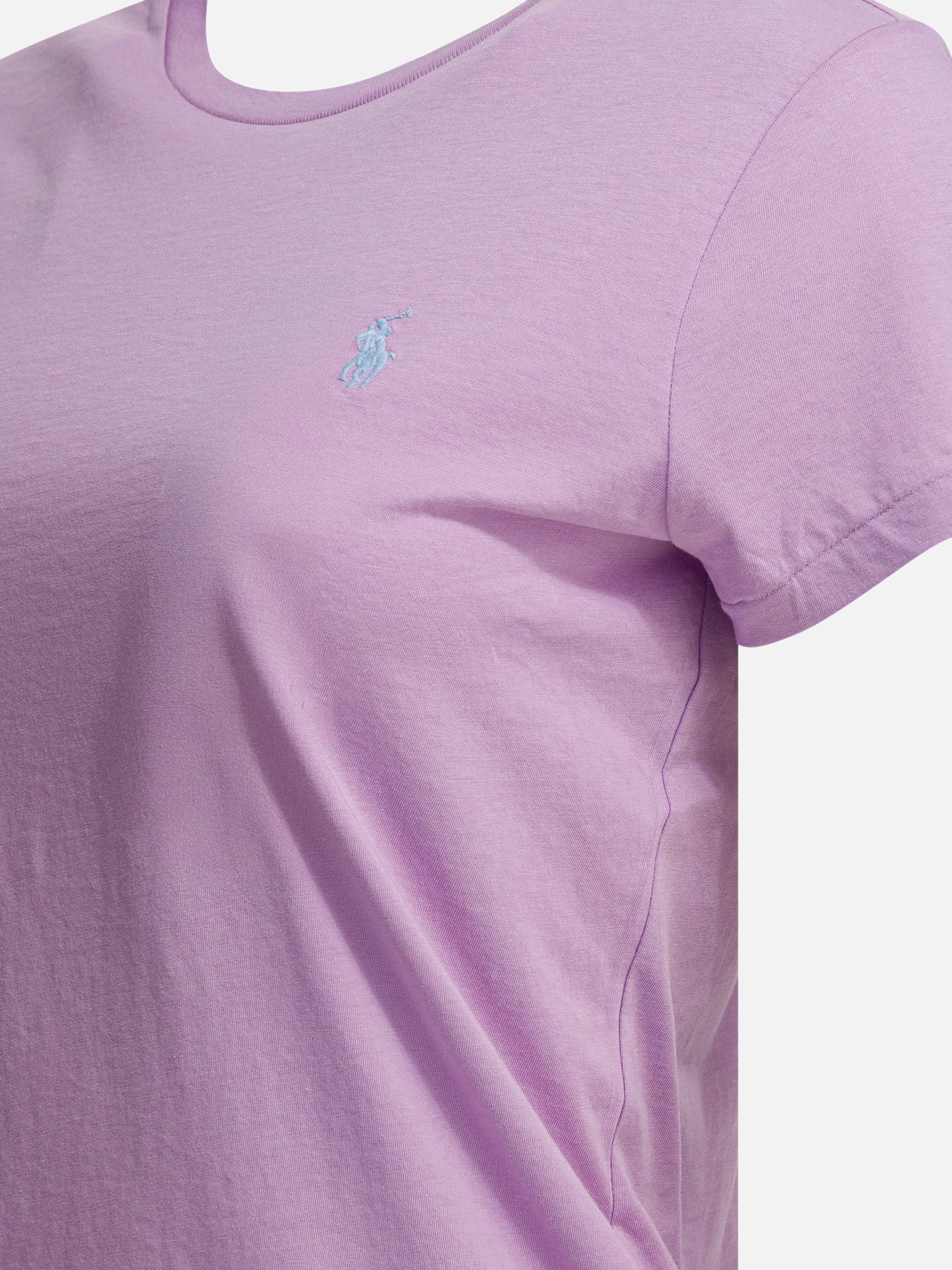 T-shirt girocollo Logo  Viola - Polo Ralph Lauren Donna | PDP | VIETTI Online Store | thumbnail_4