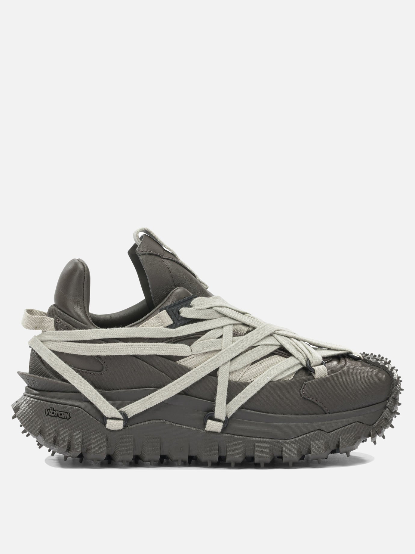 Low top sneakers 100% cow leather - 100% rubber fiber  Green - Rick Owens Women | PDP | VIETTI Online Store | thumbnail
