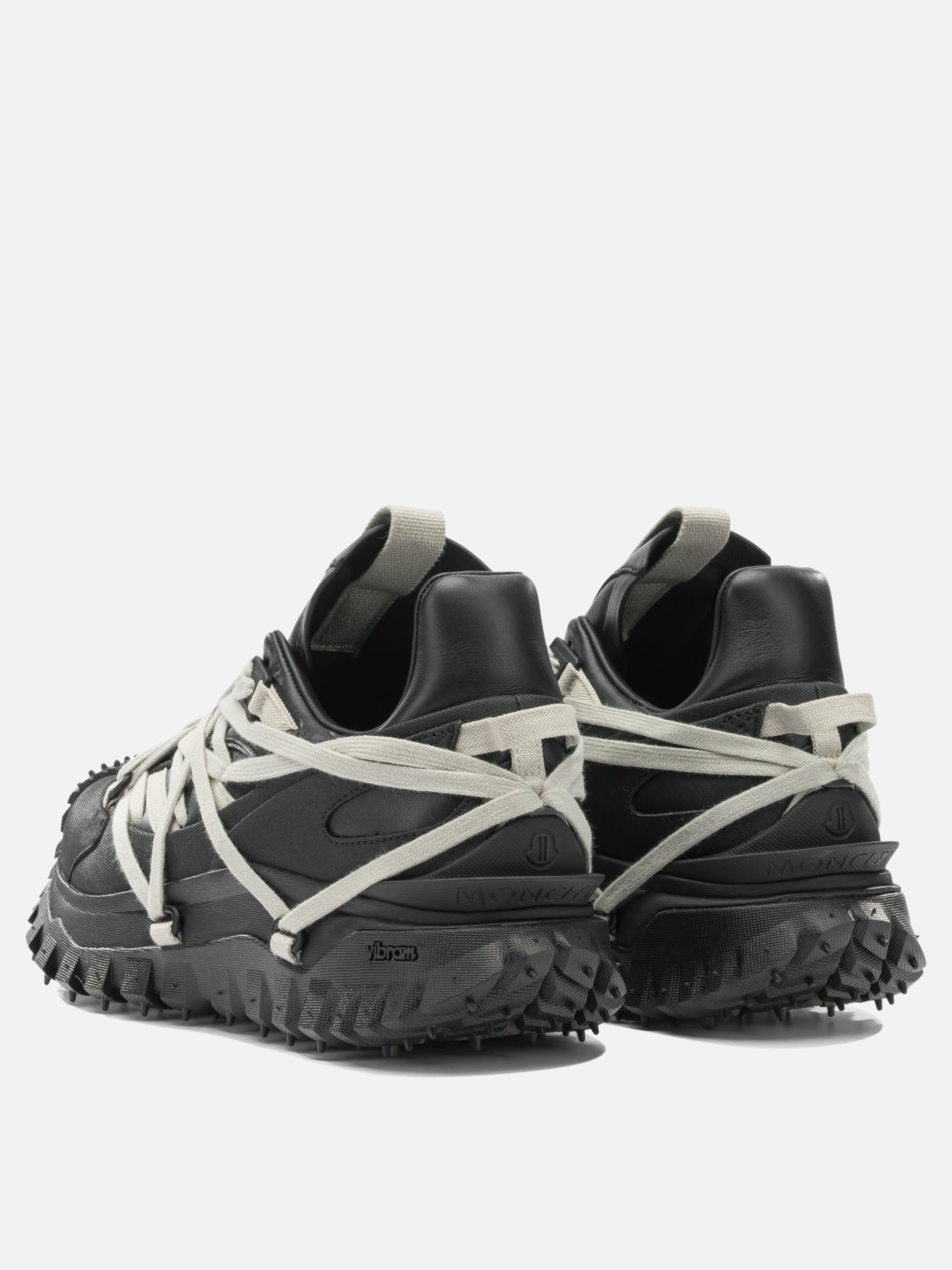 Low top sneakers 100% cow leather - 100% rubber fiber  Black - Rick Owens Men | PDP | VIETTI Online Store | Zoom-Modal_4
