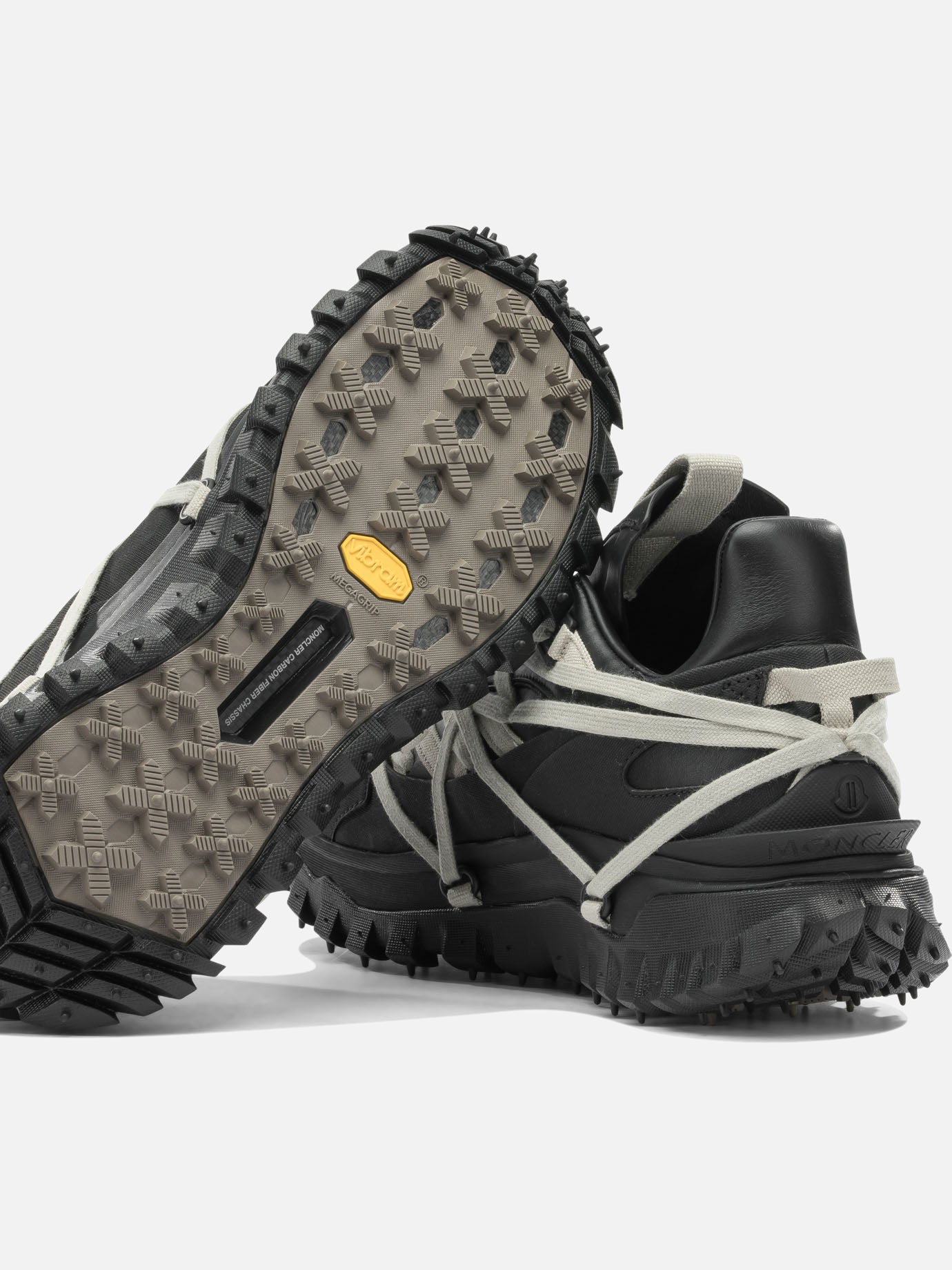 Low top sneakers 100% cow leather - 100% rubber fiber  Black - Rick Owens Men | PDP | VIETTI Online Store | Zoom-Modal_5
