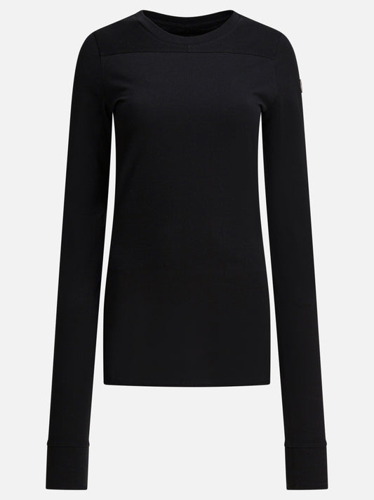 Crewneck t-shirts Solid colour  Black - Rick Owens Women | PDP | VIETTI Online Store 
