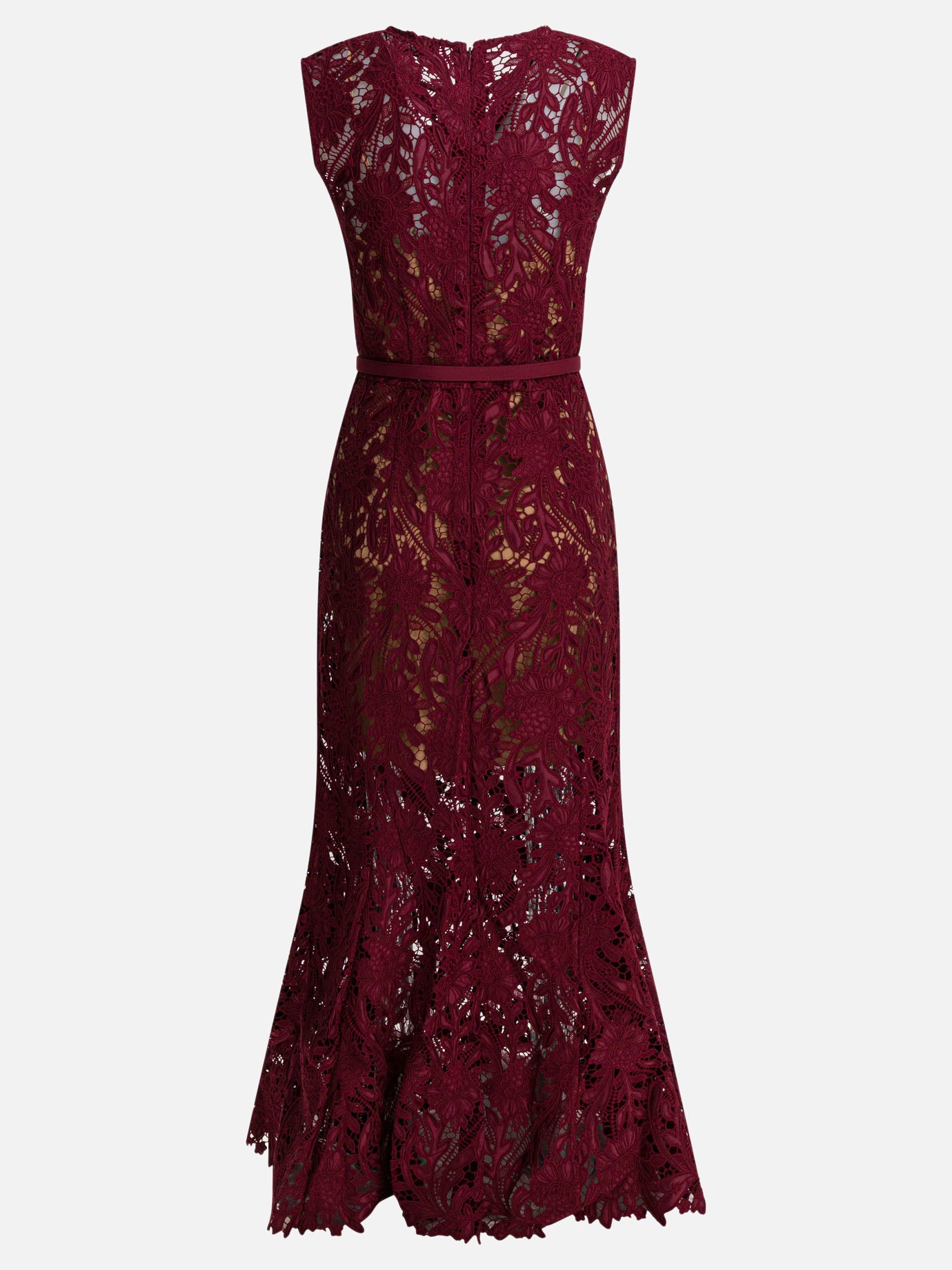 Midi dresses Solid colour  Red - Self-portrait Women | PDP | VIETTI Online Store | Zoom-Modal_2
