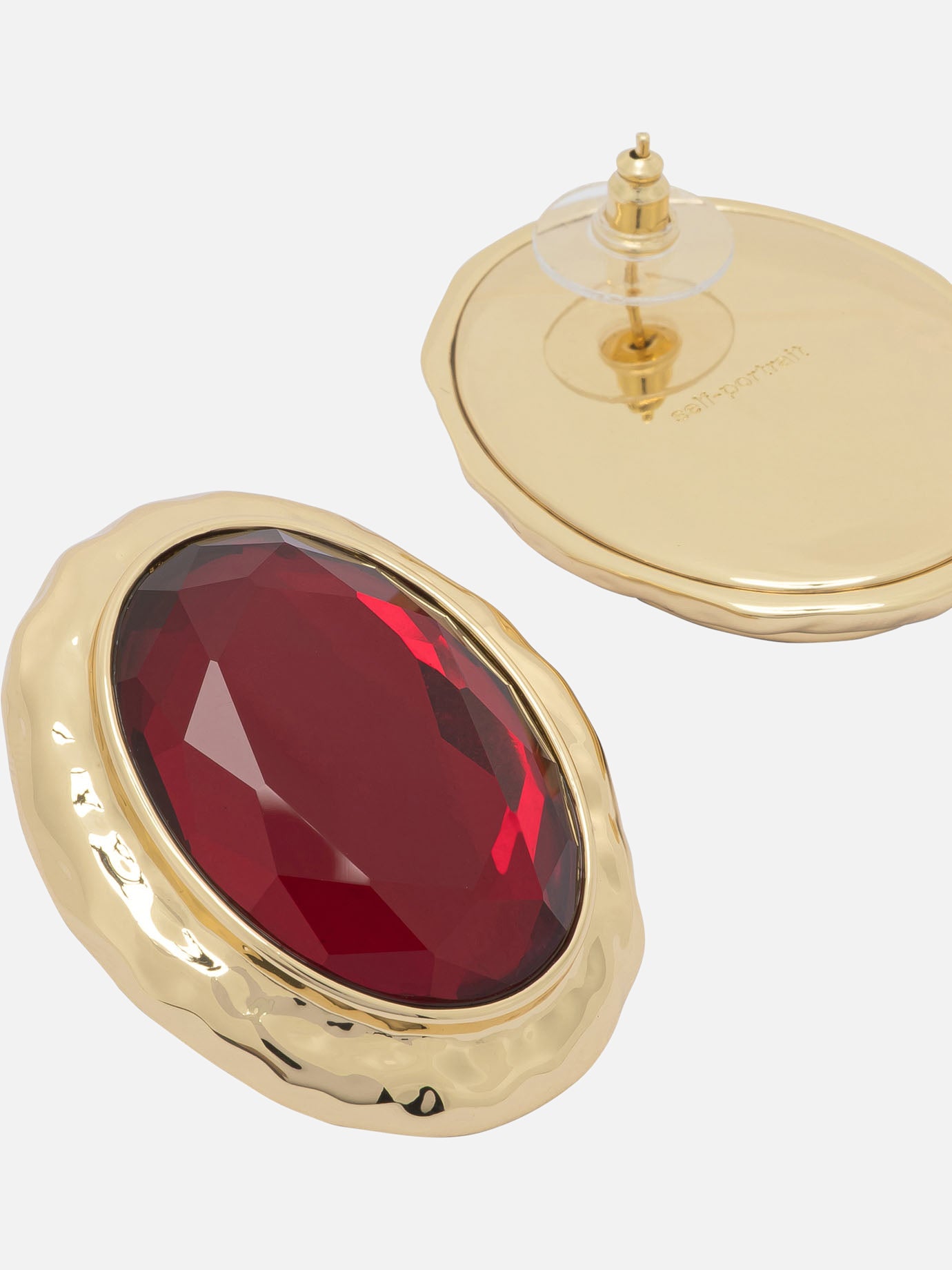 Earrings 100% brass  Red - Self-portrait Women | PDP | VIETTI Online Store | Zoom-Modal_2
