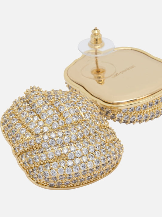 Earrings 100% brass - 5% zircon  Gold - Self-portrait Women | PLP | VIETTI Online Store | 2
