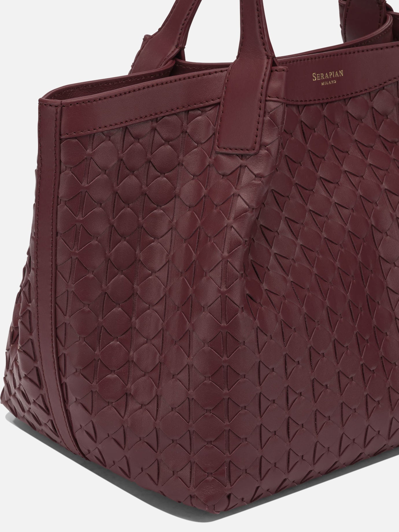 Small bags 100% nappa leather  Bordeaux - Serapian Women | PDP | VIETTI Online Store | thumbnail_4