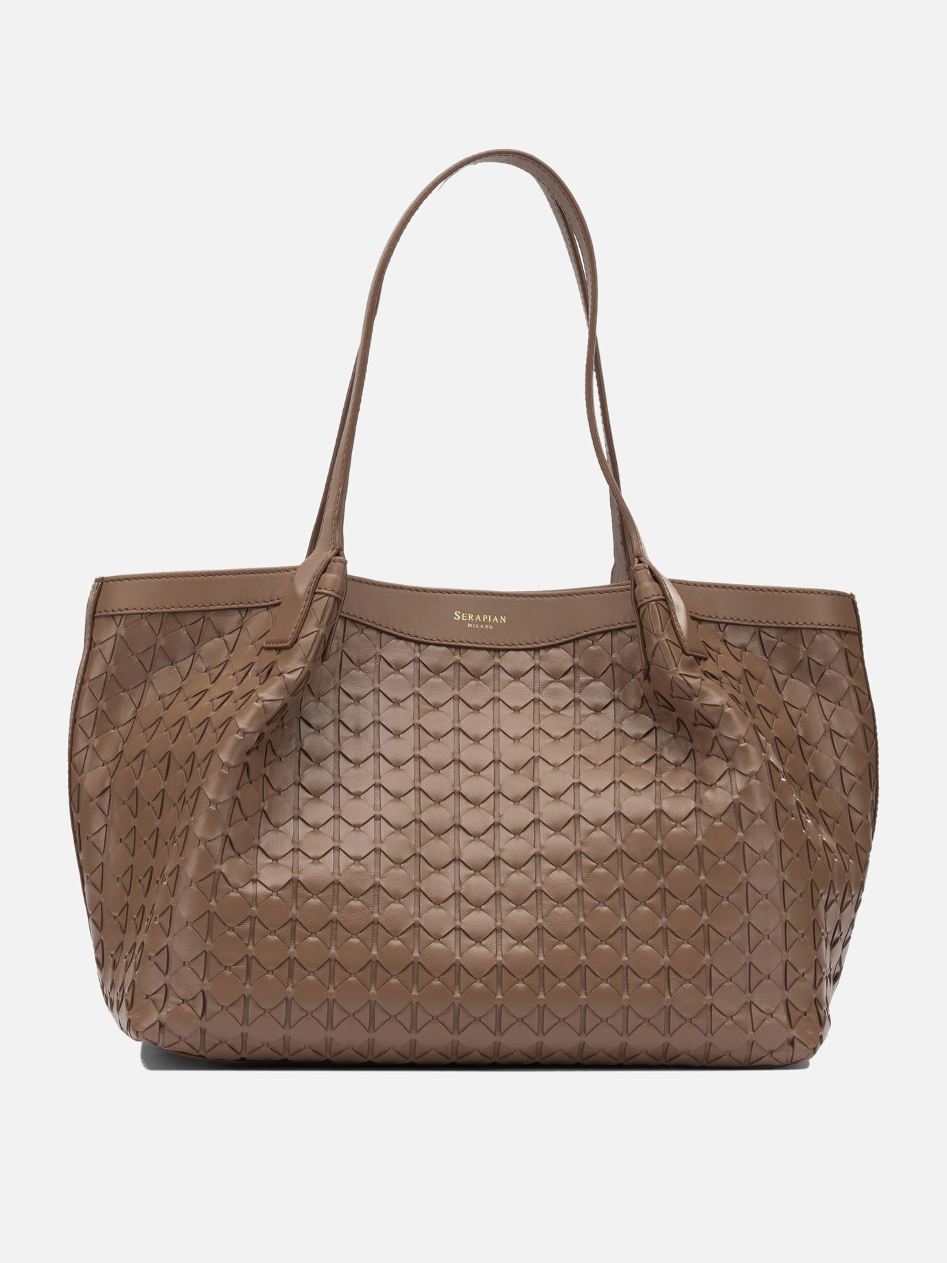 Small bags 100% nappa leather  Brown - Serapian Women | PDP | VIETTI Online Store | thumbnail