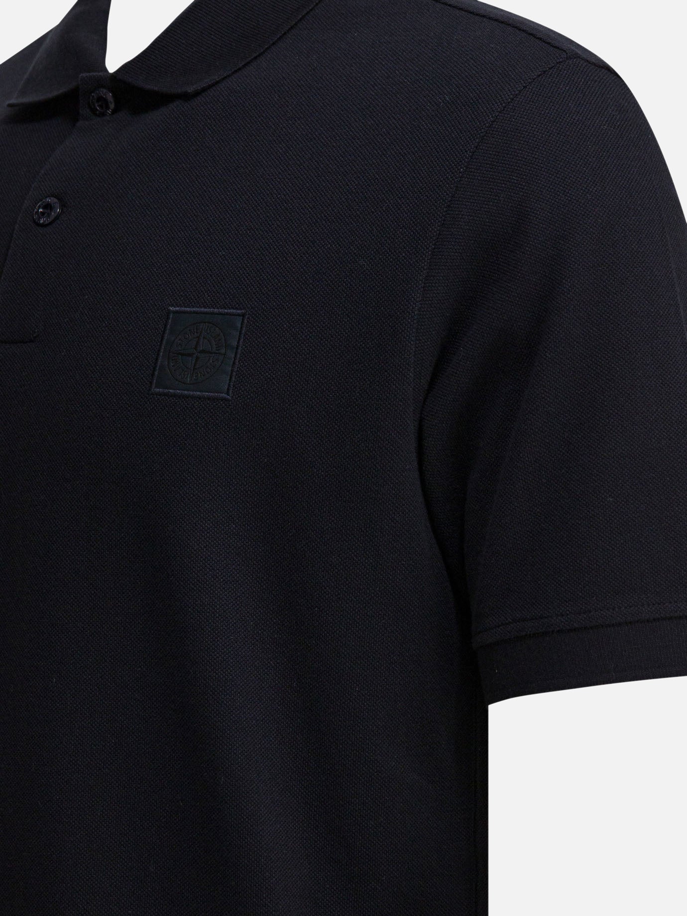 Polo shirts with buttons 100% cotton  Blue - Stone Island Men | PDP | VIETTI Online Store | thumbnail_4