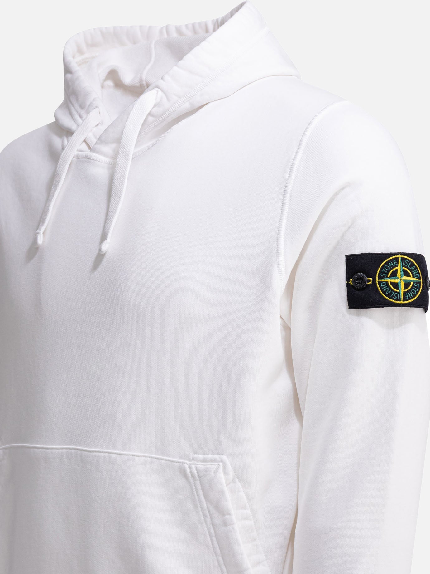 Hoodies Logo  White - Stone Island Men | PDP | VIETTI Online Store | thumbnail_4