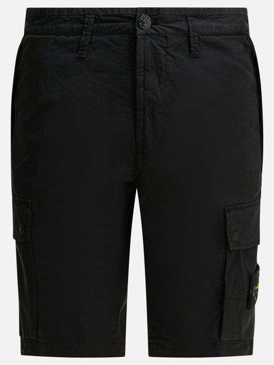 Cargo shorts Logo  Black - Stone Island Men | PDP | VIETTI Online Store 
