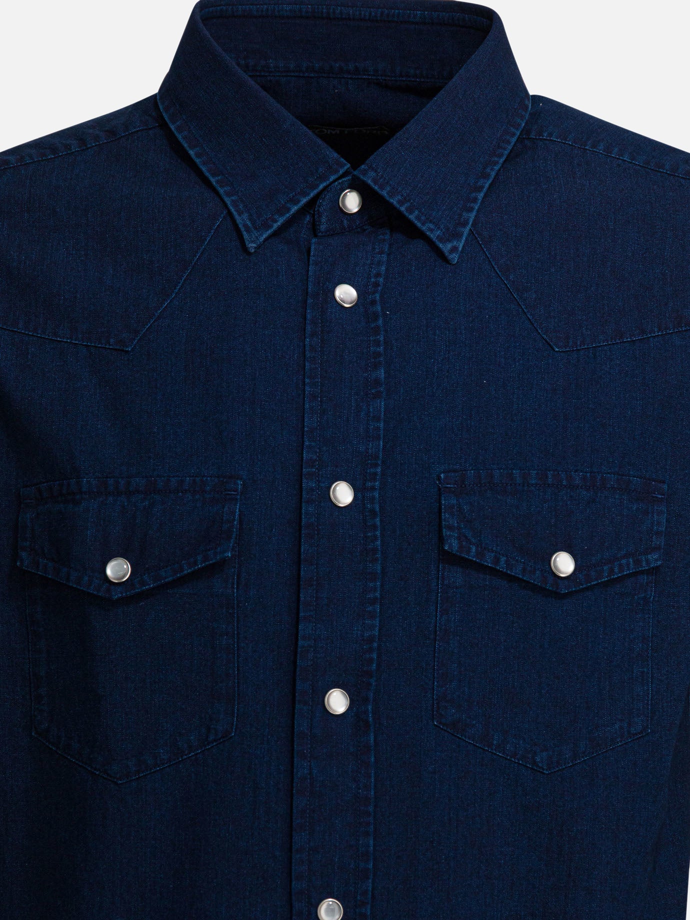 Casual shirts Solid colour  Blue - Tom Ford Men | PDP | VIETTI Online Store | thumbnail_3