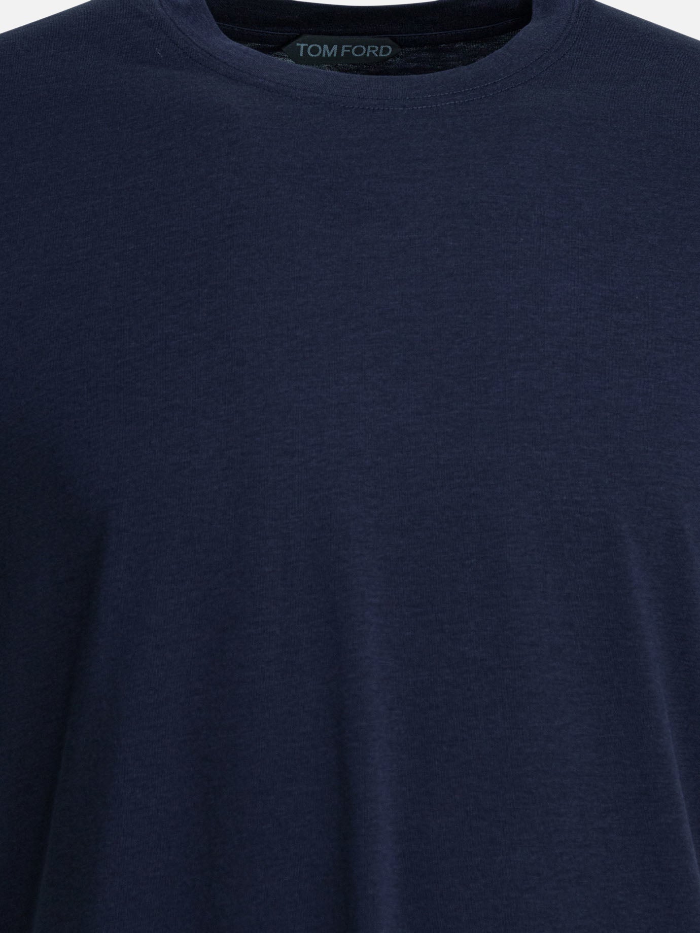 Crewneck t-shirts Solid colour  Blue - Tom Ford Men | PDP | VIETTI Online Store | thumbnail_4