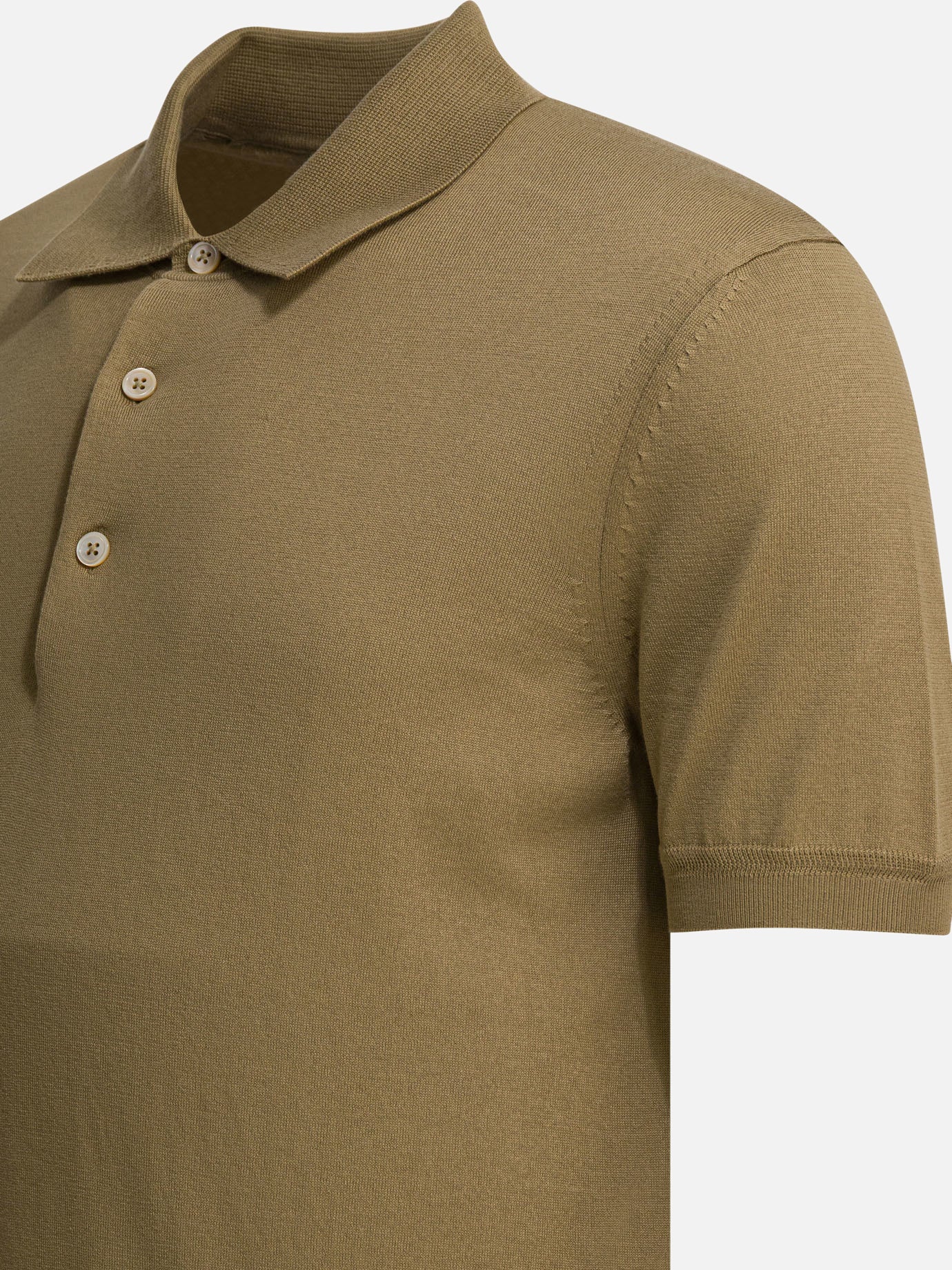 Polo shirts with buttons Solid colour  Beige - Tom Ford Men | PDP | VIETTI Online Store | Zoom-Modal_4
