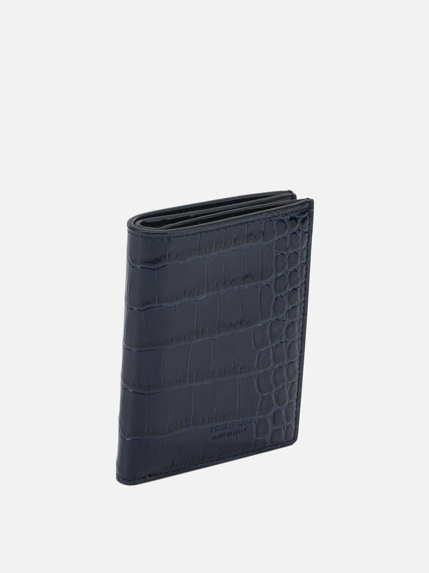 Card holders 100% calf leather  Blue - Tom Ford Men | PDP | VIETTI Online Store | thumbnail_2