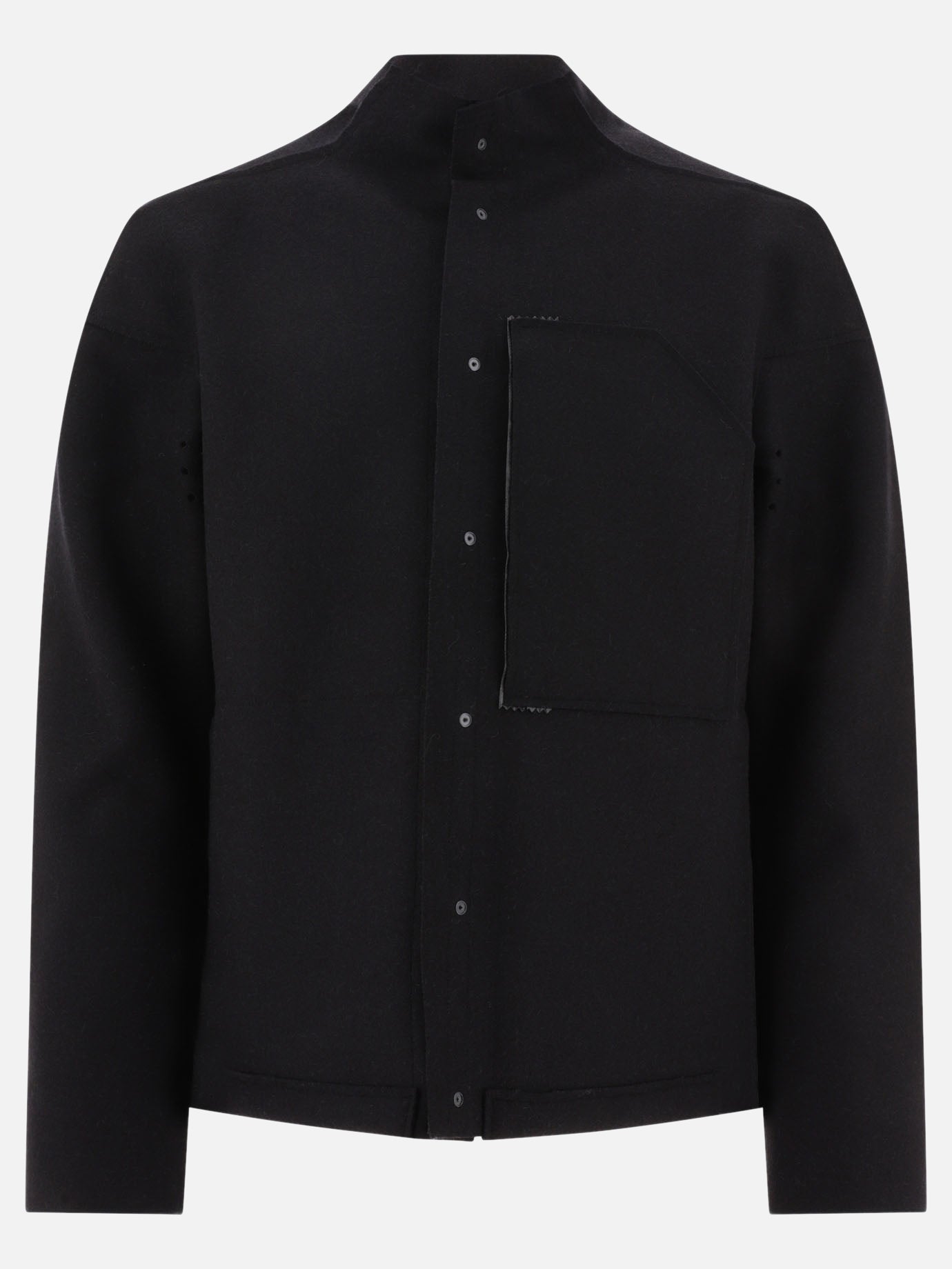 Giacche a vento 100% wool  Nero - Acronym Uomo | PDP | VIETTI Online Store | Zoom-Modal
