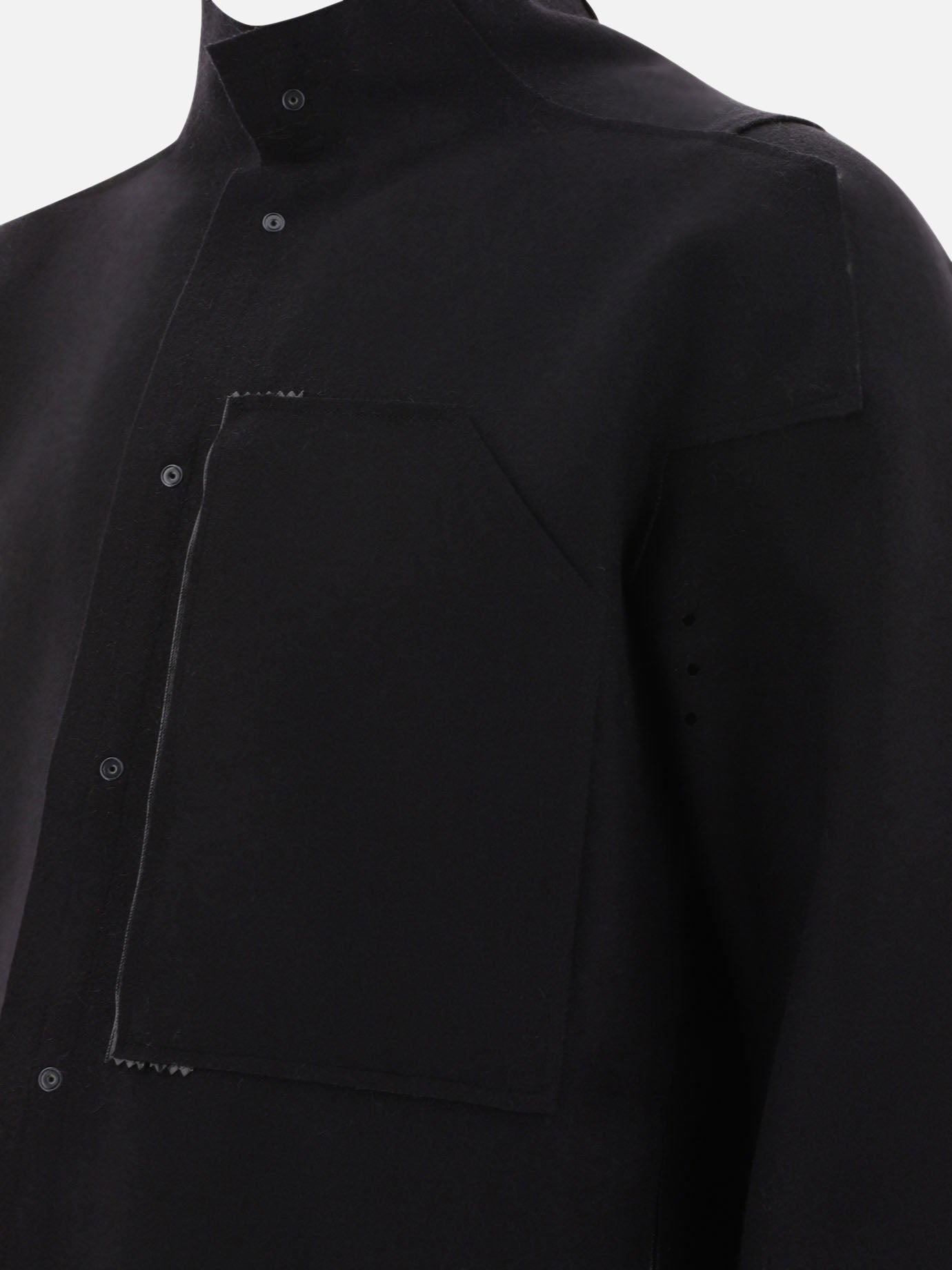 Giacche a vento 100% wool  Nero - Acronym Uomo | PDP | VIETTI Online Store | thumbnail_4