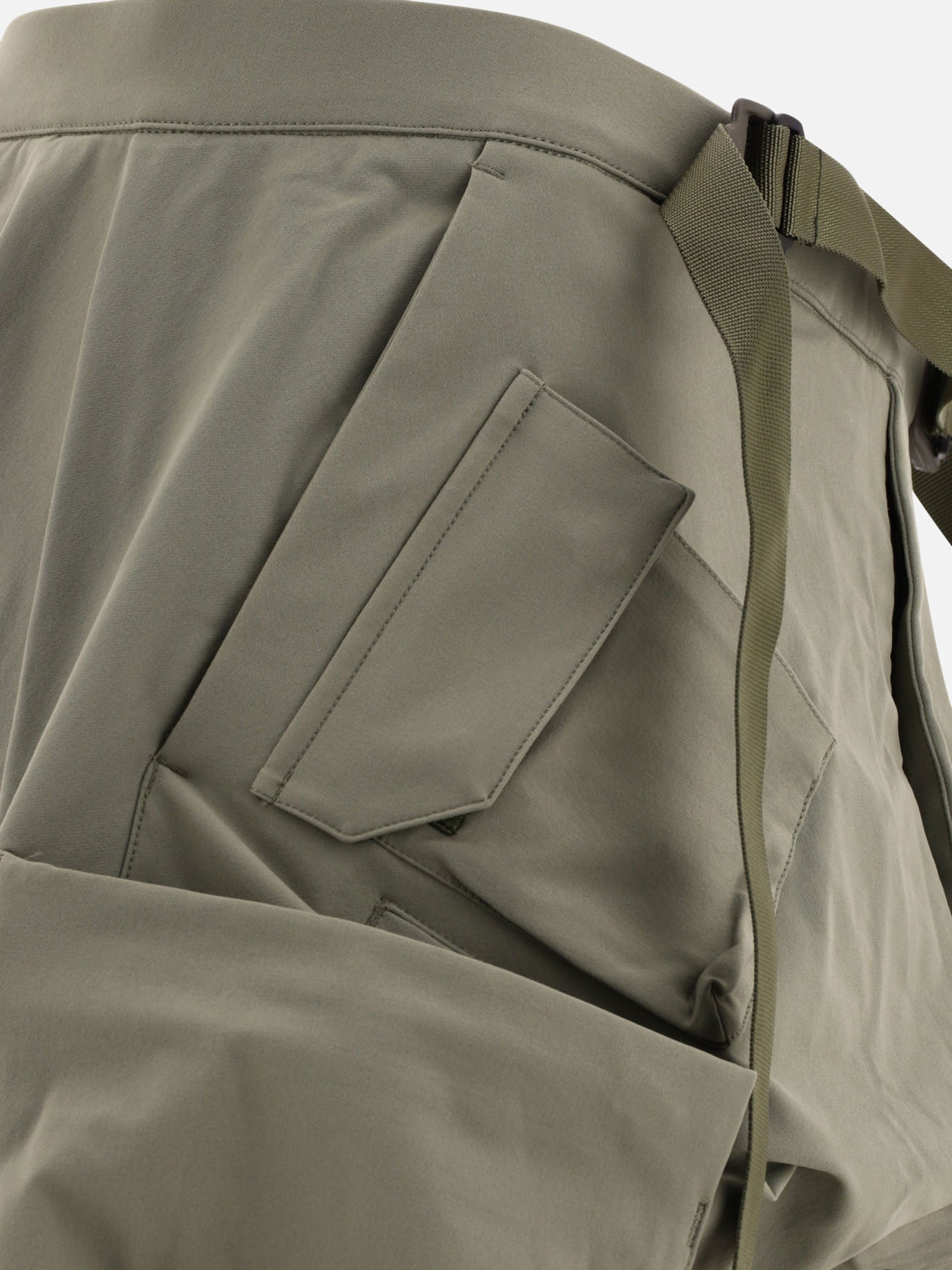 Technical trousers 91% polyamide 9% elastane  Green - Acronym Men | PDP | VIETTI Online Store | Zoom-Modal_4
