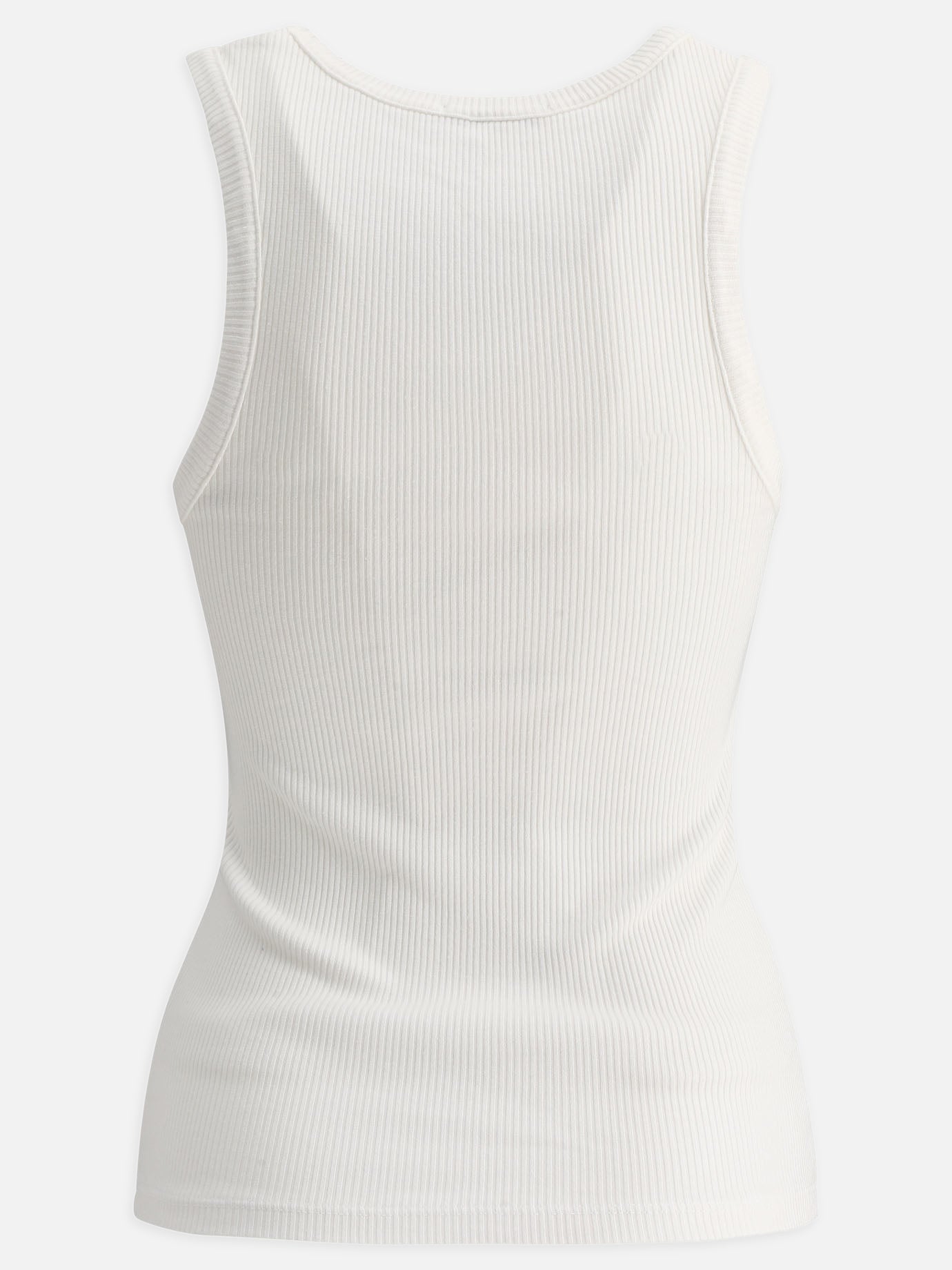 Tank tops 49% cotton 49% lyocell 2% spandex  White - Agolde Women | PDP | VIETTI Online Store | Zoom-Modal_2
