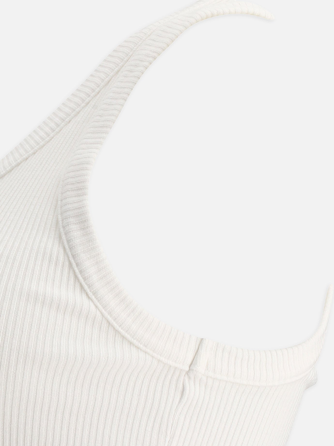 Tank tops 49% cotton 49% lyocell 2% spandex  White - Agolde Women | PDP | VIETTI Online Store | Zoom-Modal_4
