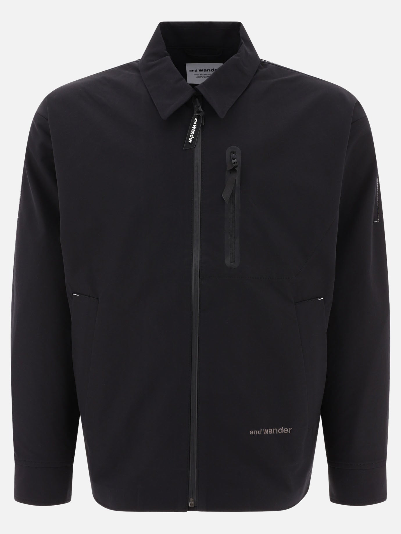 Quilted & Utility Jackets 100% polyester  Black - and Wander Men | PDP | VIETTI Online Store | thumbnail