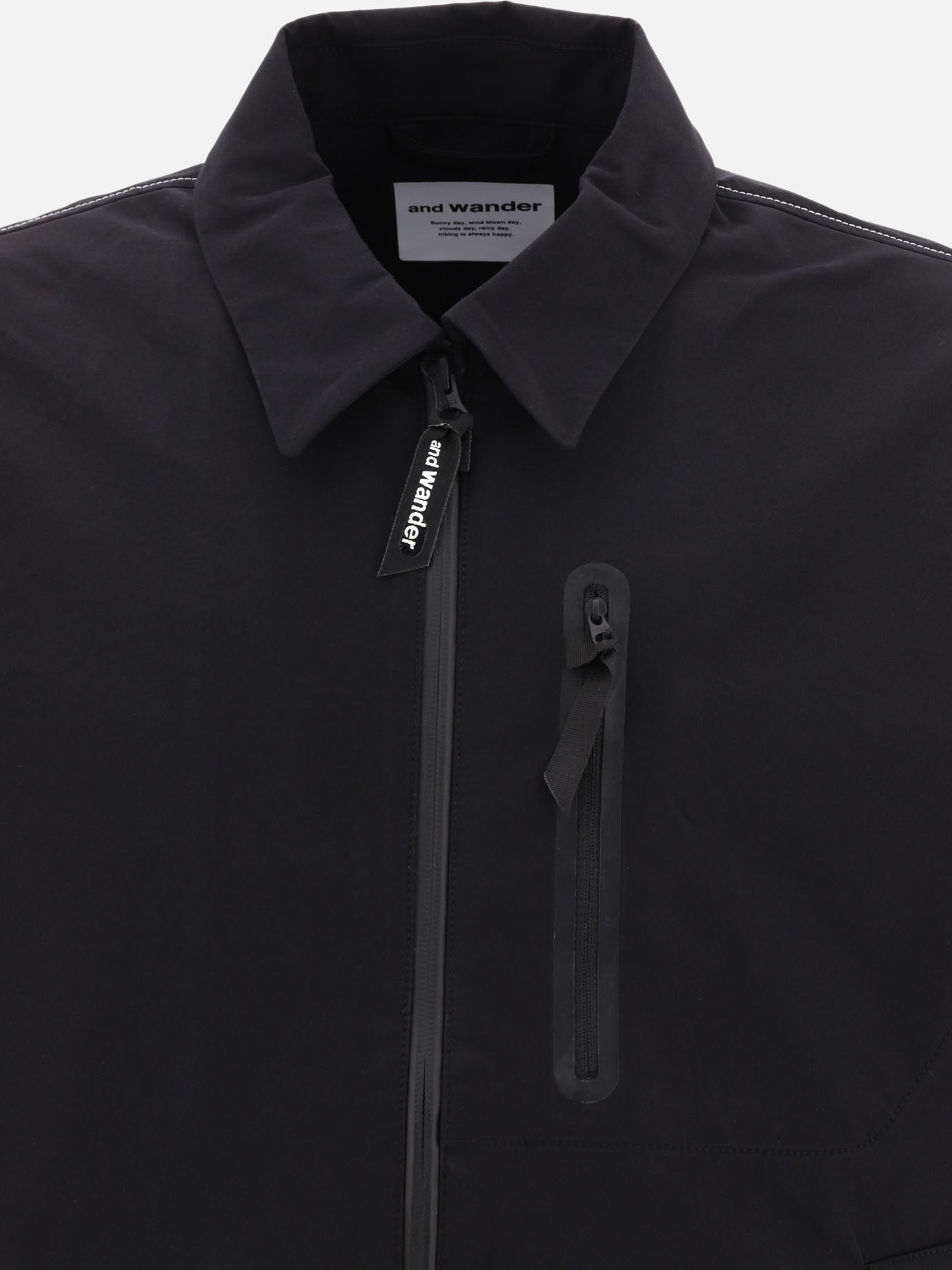 Quilted & Utility Jackets 100% polyester  Black - and Wander Men | PDP | VIETTI Online Store | Zoom-Modal_3
