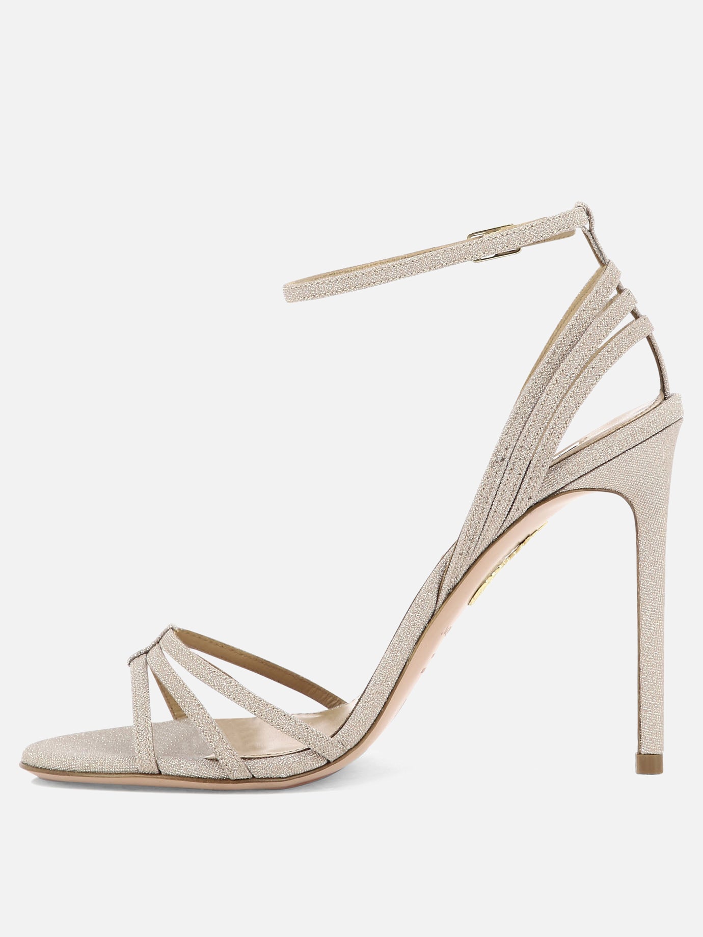 Sandali con tacco 62% poliuretano 38% poliammide - 100% cuoio  Rosa - Aquazzura Donna | PDP | VIETTI Online Store | thumbnail_3