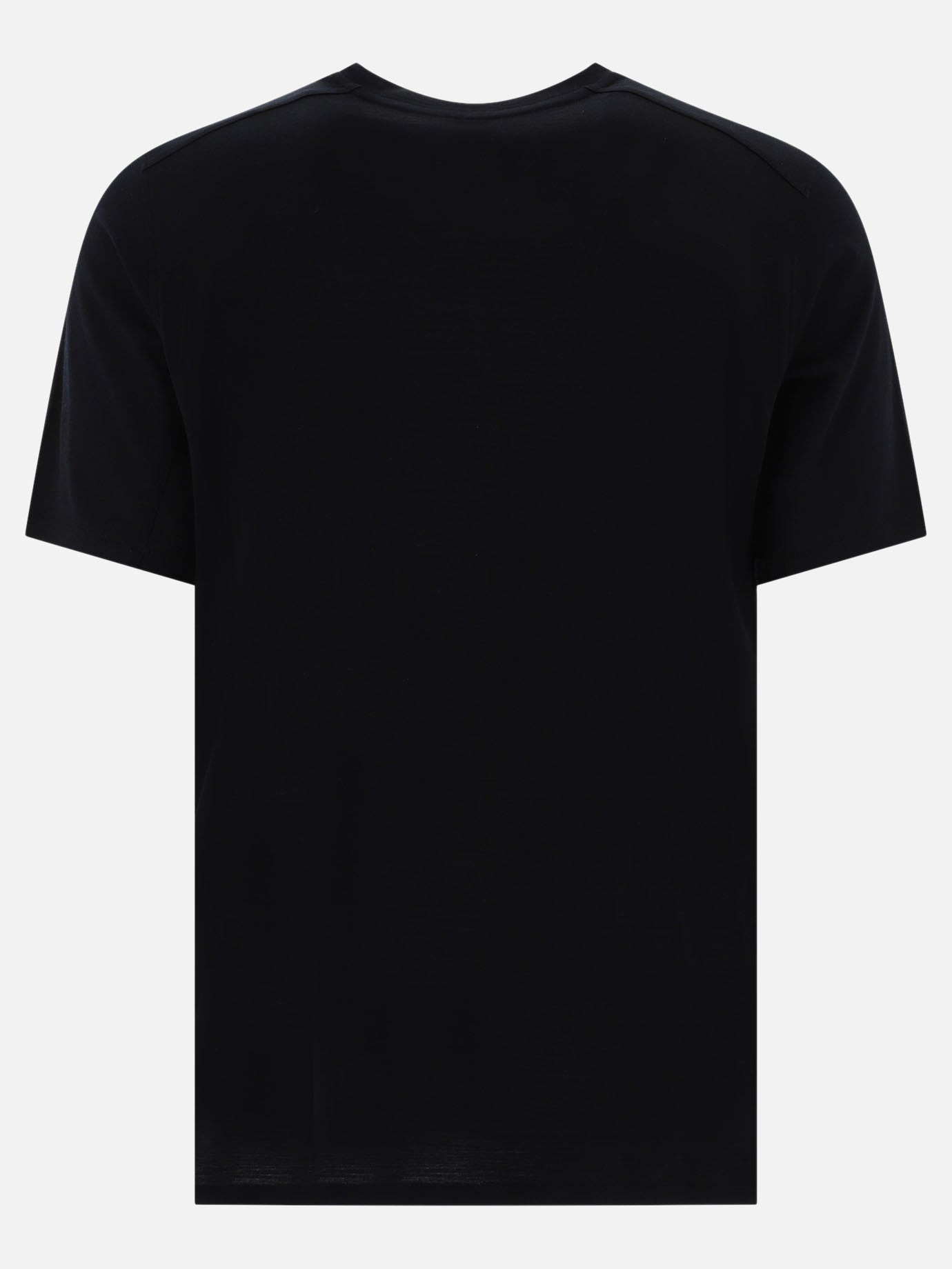T-shirt girocollo 87% lana 13% nylon  Nero - Arc'teryx Uomo | PDP | VIETTI Online Store | Zoom-Modal_2
