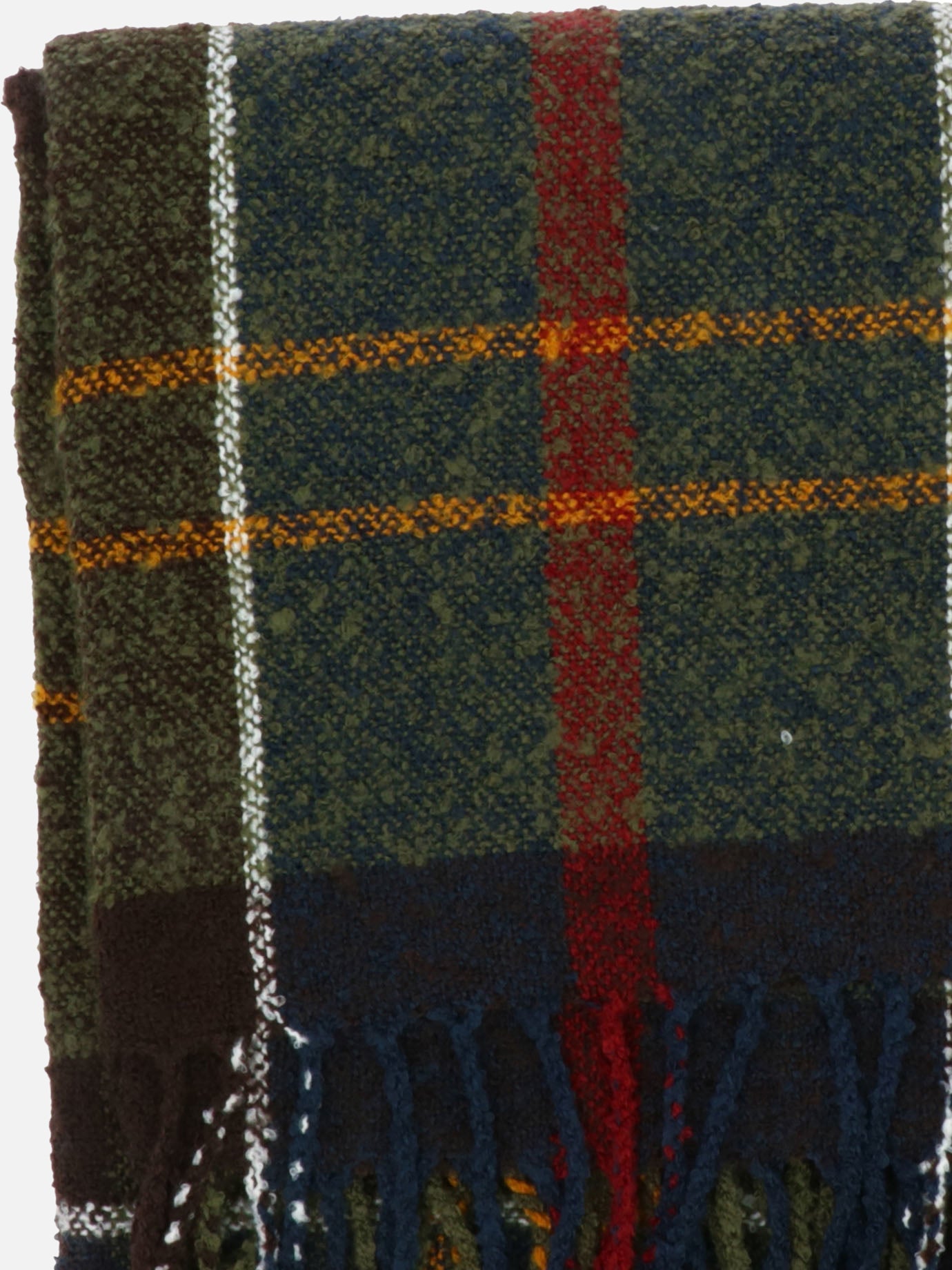Sciarpe con frange 100% poliestere  Verde - Barbour Donna | PDP | VIETTI Online Store | Zoom-Modal_2
