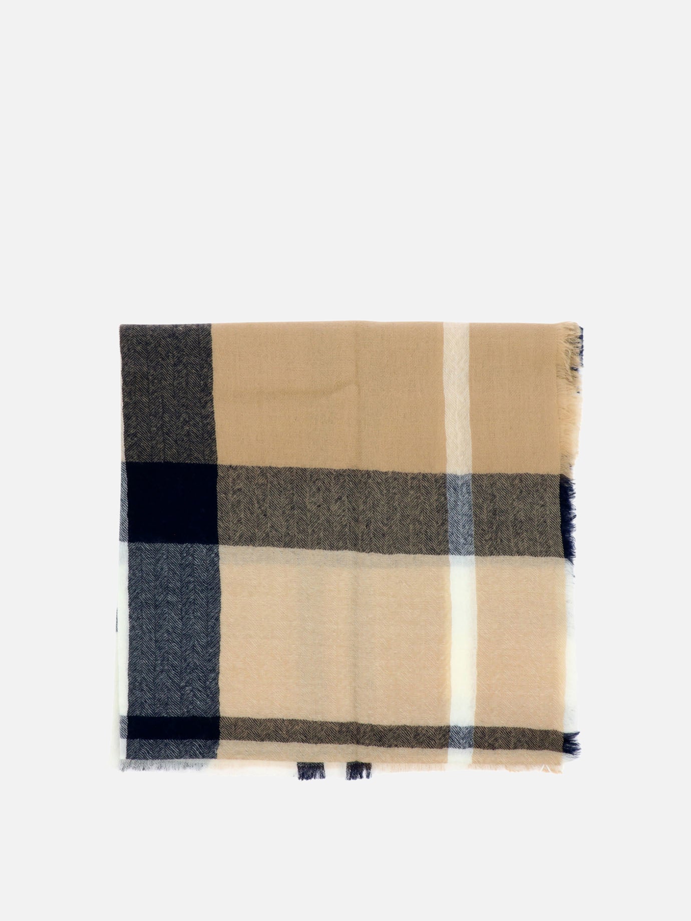 Classic scarves 100% wool  Beige - Barbour Women | PDP | VIETTI Online Store | Zoom-Modal
