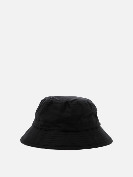 Cappelli bucket 100% cotone cerato  Nero - Barbour Uomo | PLP | VIETTI Online Store 
