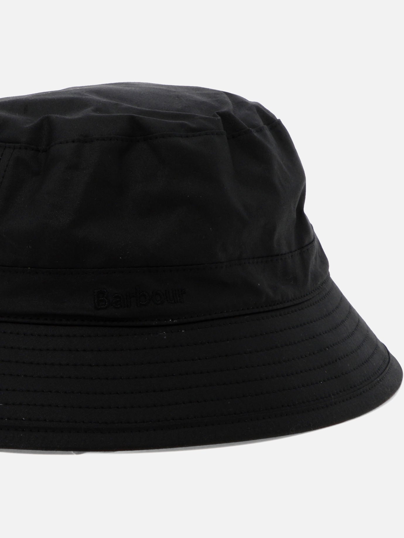 Cappelli bucket 100% cotone cerato  Nero - Barbour Uomo | PDP | VIETTI Online Store | Zoom-Modal_4
