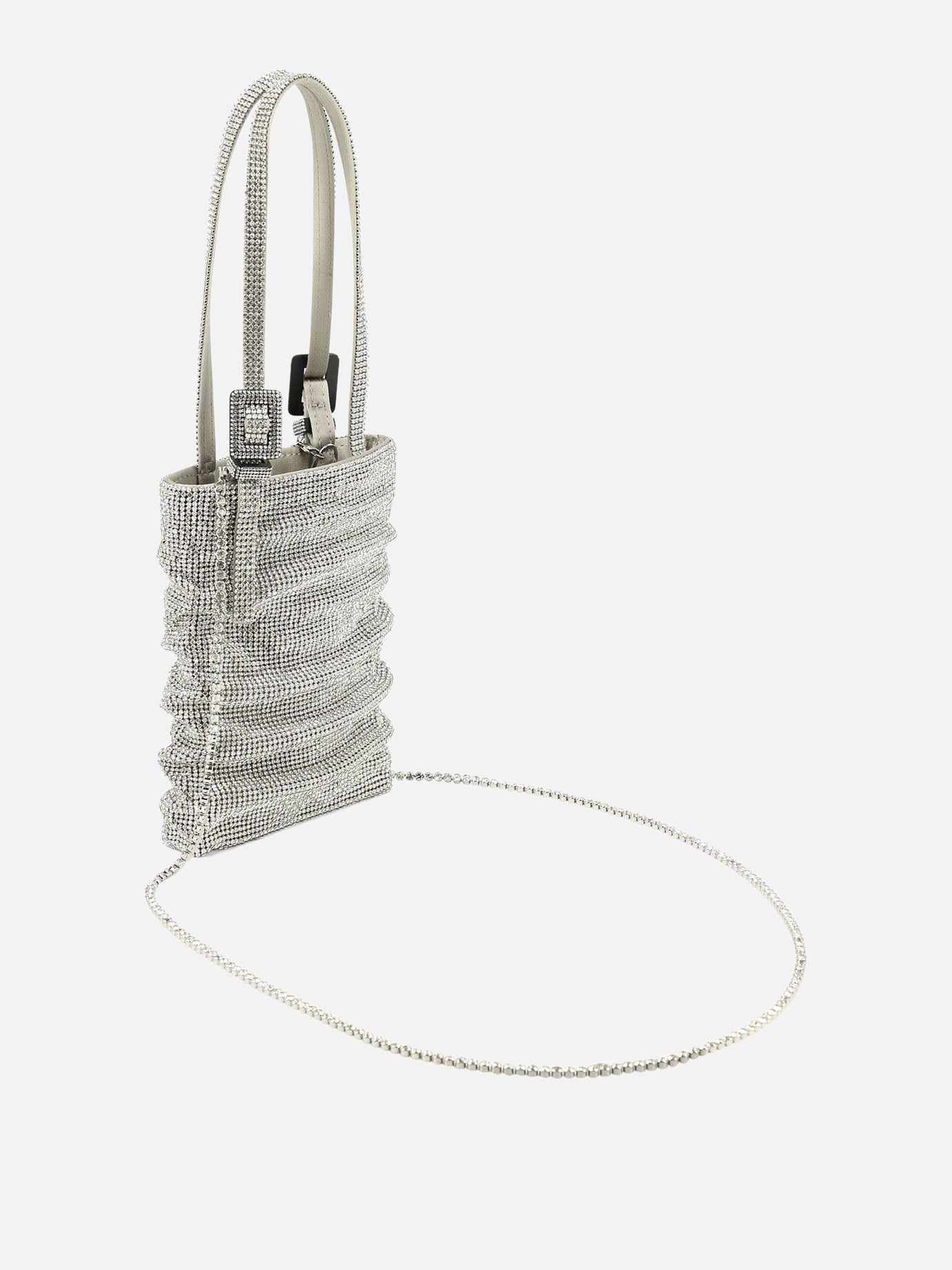 Small bags 100% aluminium mesh  Silver - Benedetta Bruzziches Women | PDP | VIETTI Online Store | thumbnail_2
